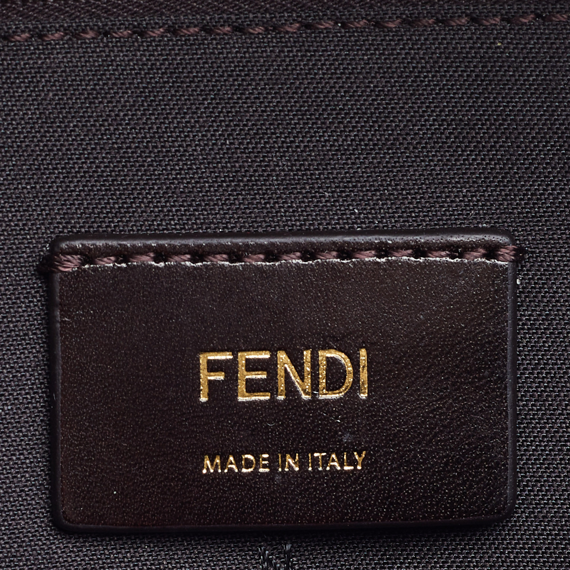 Fendi X Fila White/Multicolor Leather Belt Bag