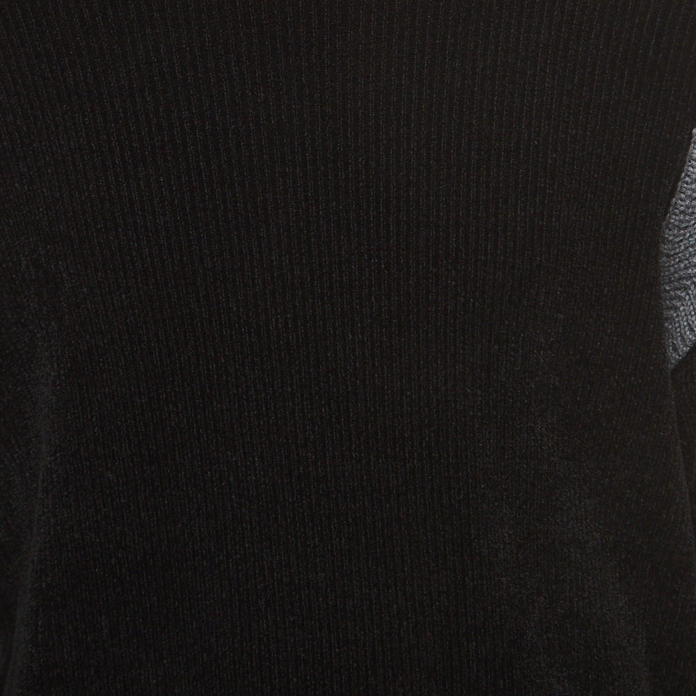 Fendi Black/Multicolor Knit Sweater L