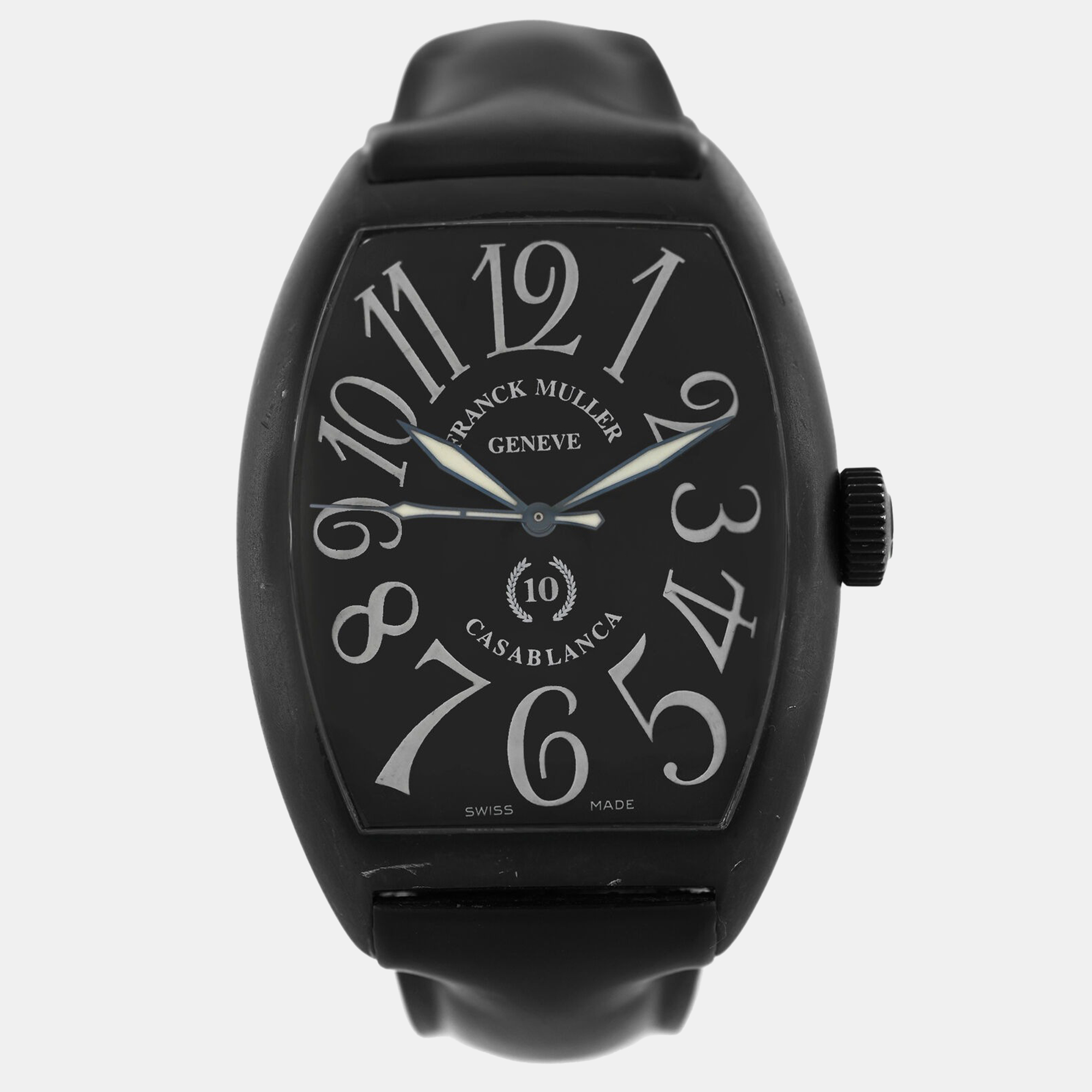 Franck Muller Black Stainless Steel Casablanca 8880 Automatic Men's Wristwatch 39 mm
Franck Muller Black Stainless Steel Casablanca 8880 Automatic Men's Wristwatch 39 mm