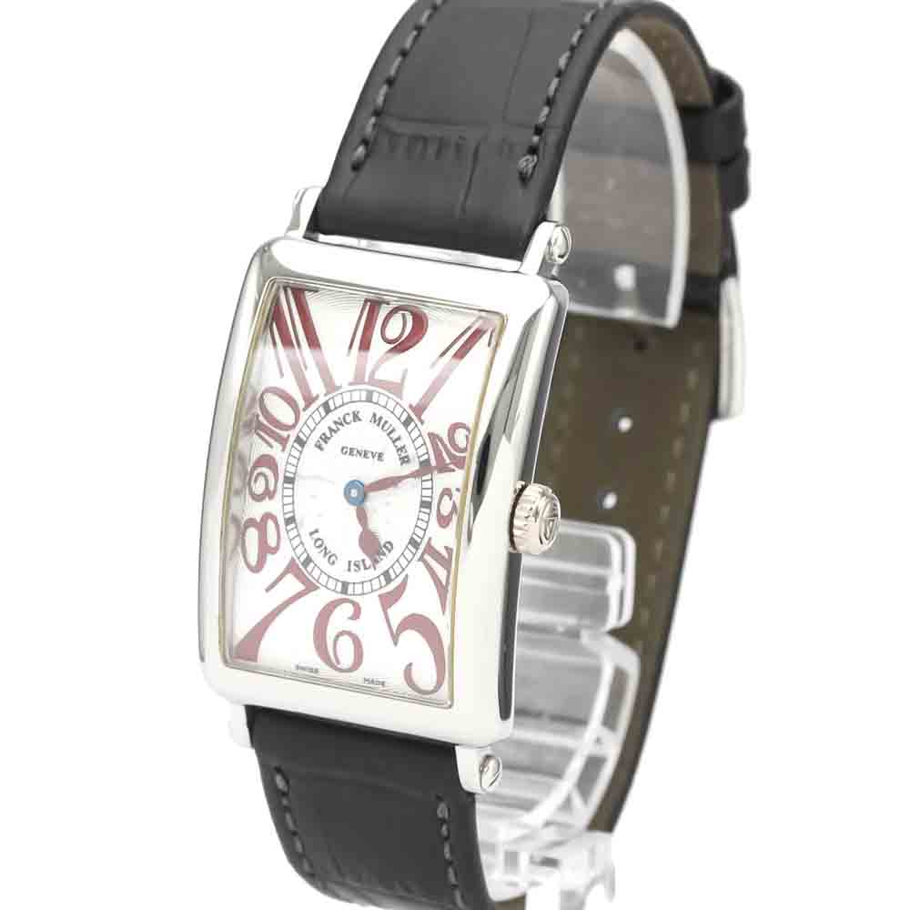 Franck Muller Silver Stainless Steel Long Island Japan LTD Edition 952 QZ JA Men's Wristwatch 26 MM