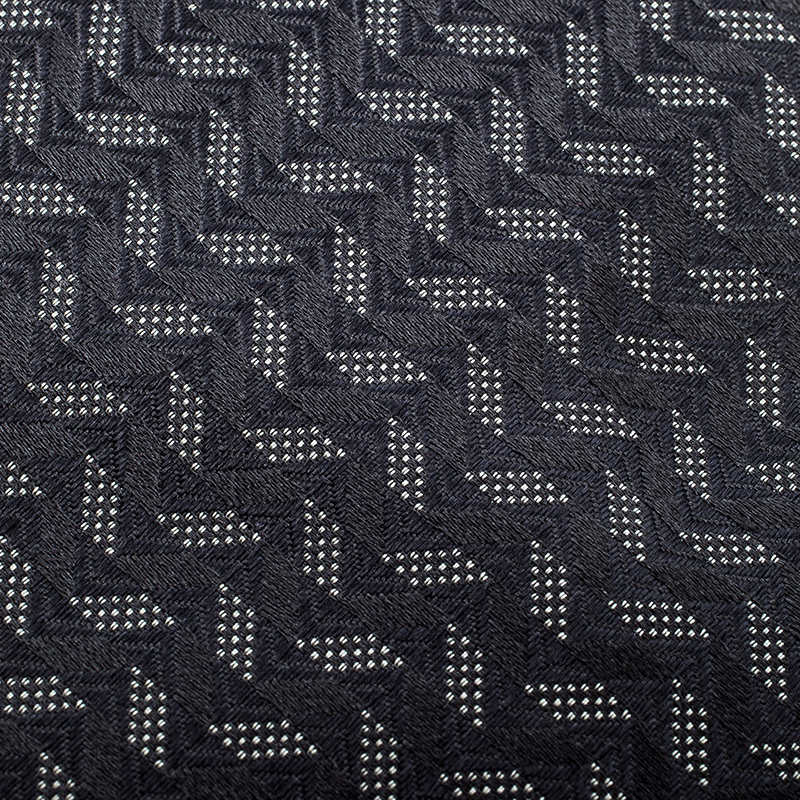 

Giorgio Armani Anthracite Grey Patterned Jacquard Silk Tie