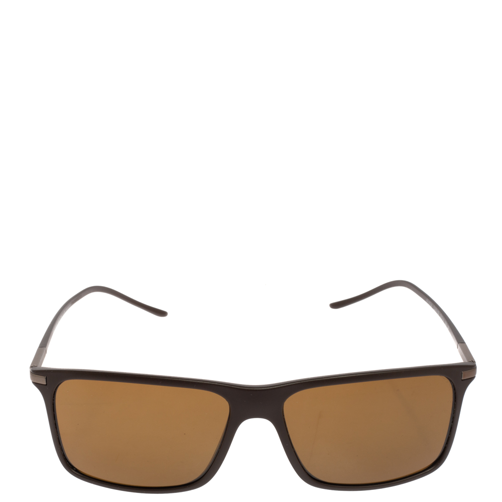 Giorgio Armani Brown AR8034 Square Sunglasses