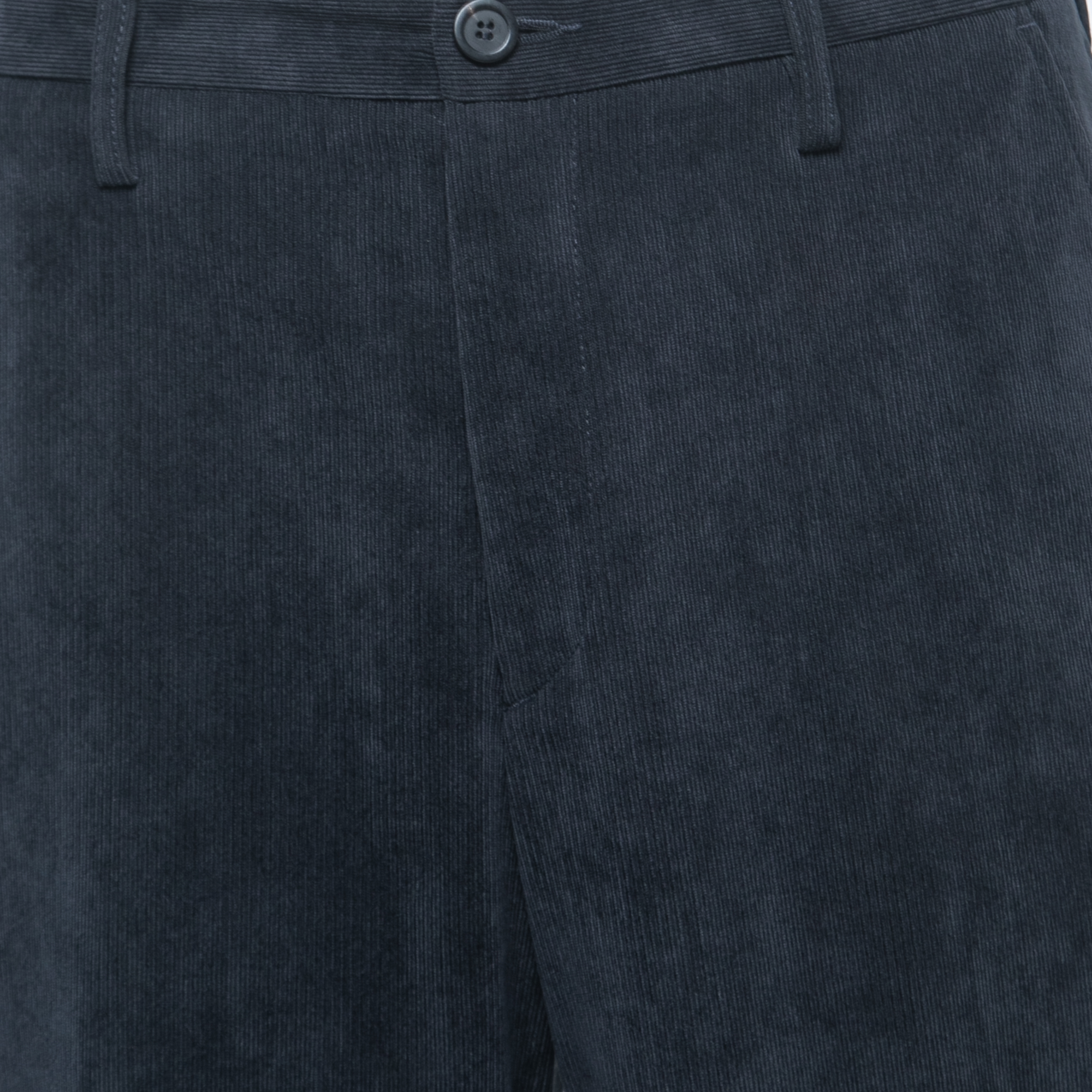 Giorgio Armani Navy Blue Corduroy Trousers XL