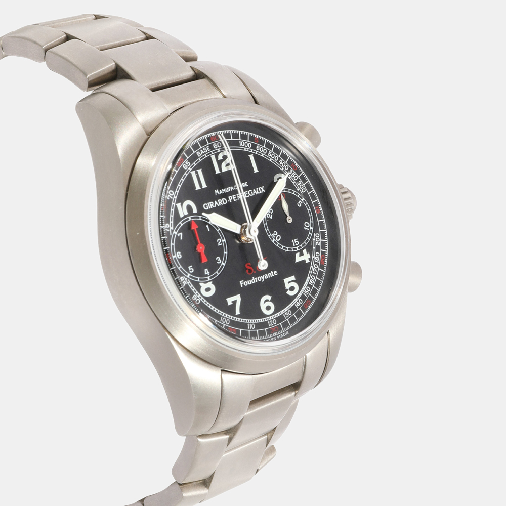 Girard-Perregaux Black Titanium Ferrari Foudroyante 9020 Automatic Men's Wristwatch 40 Mm