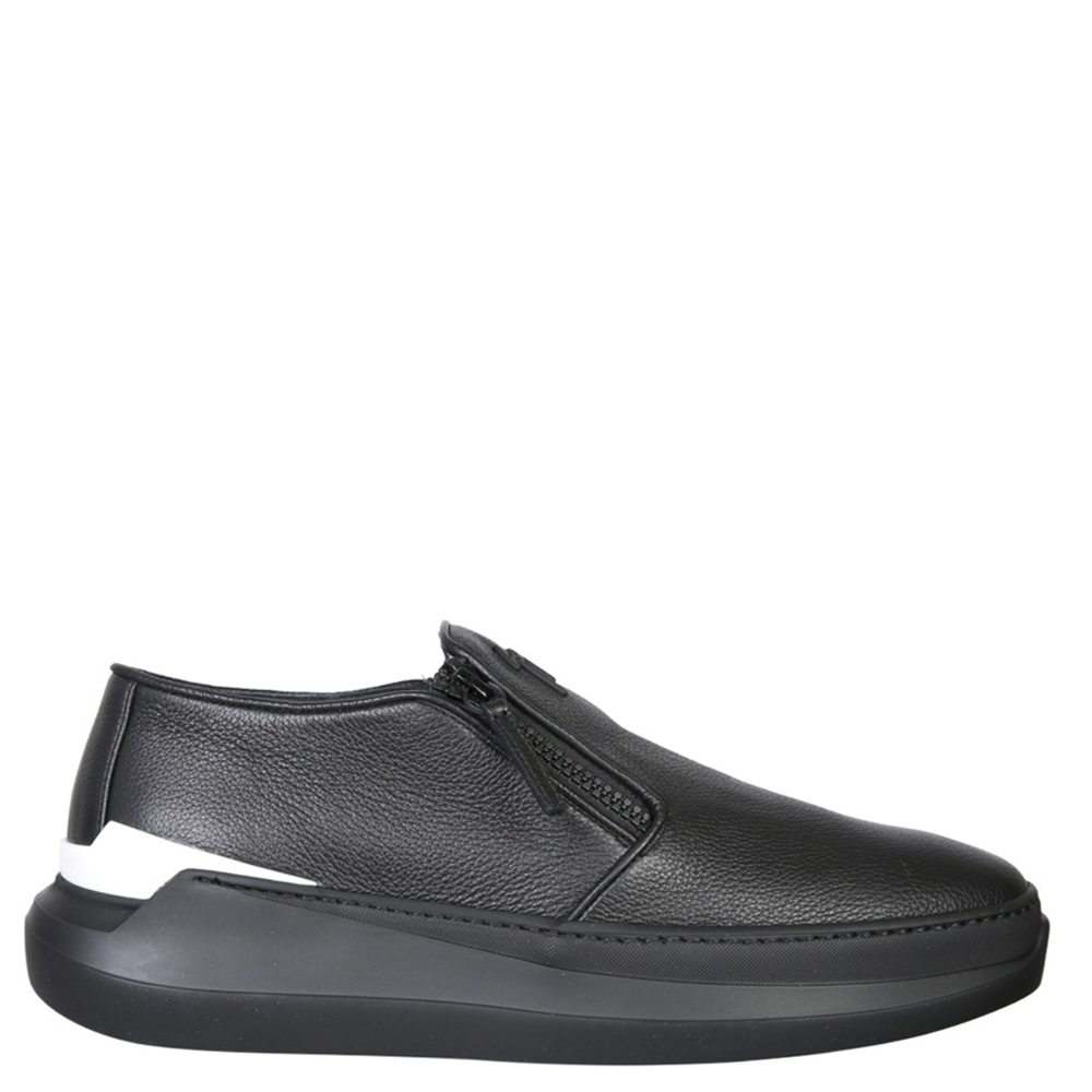 Giuseppe Zanotti Black Conley Zip Sneakers Size EU 42.5