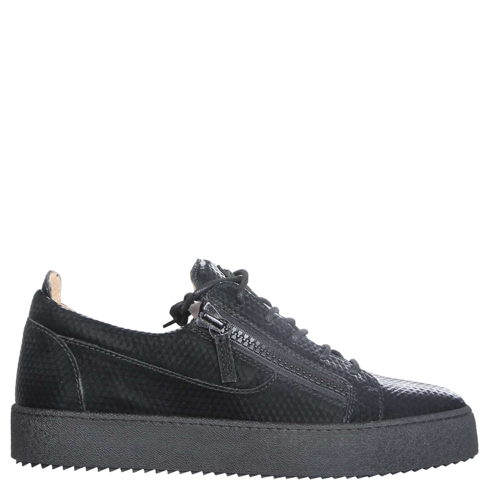 Giuseppe Zanotti Black Frankie Sneakers Size IT 41