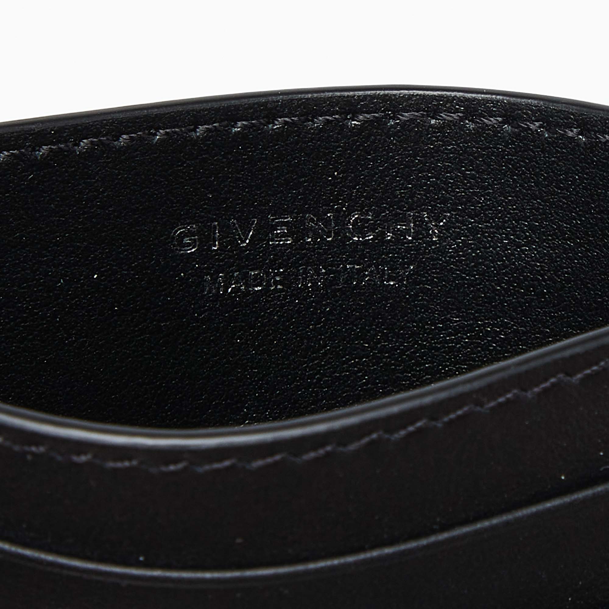 Givenchy Black Leather Logo Card Holder