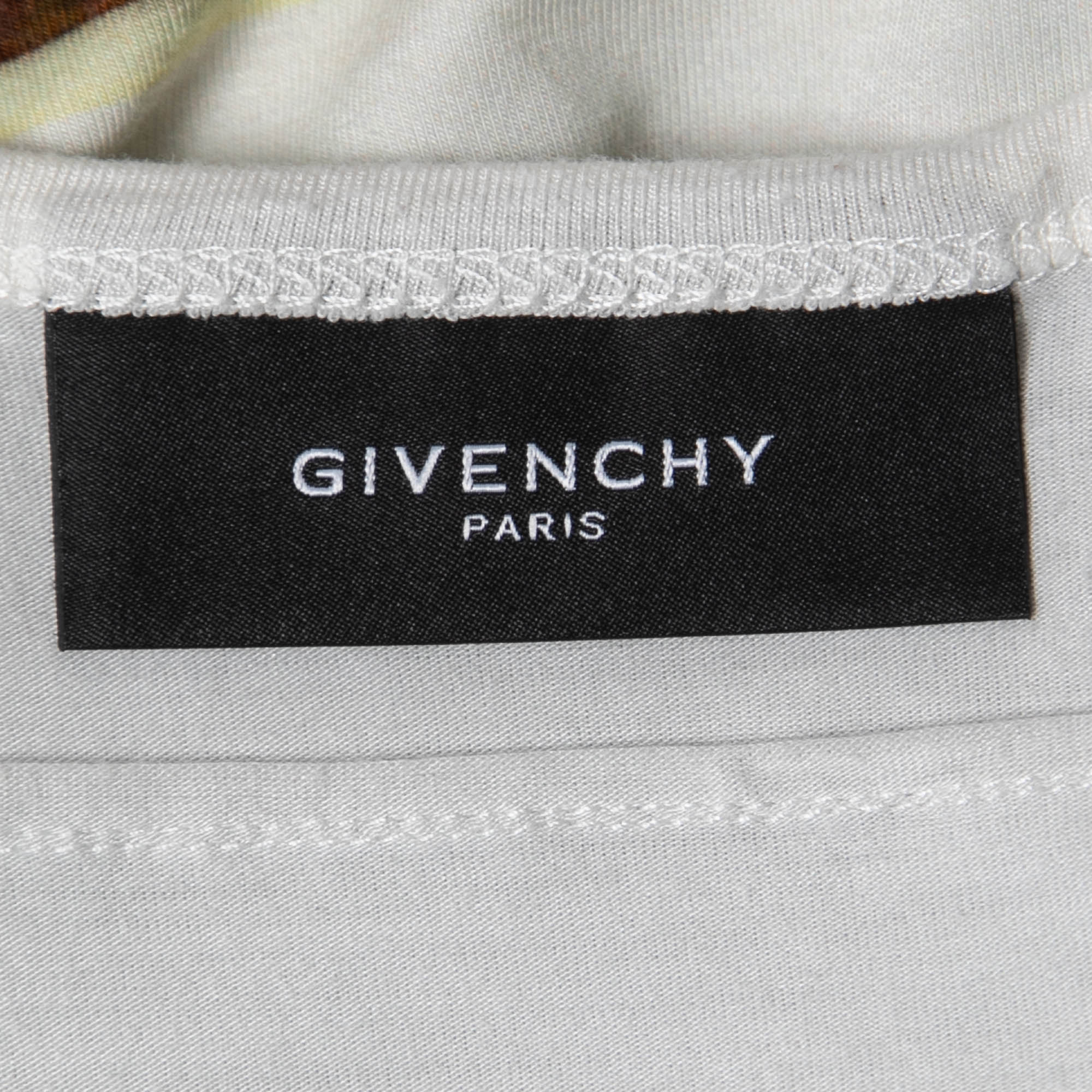 Givenchy Multicolor Print Jersey Tank T-Shirt M