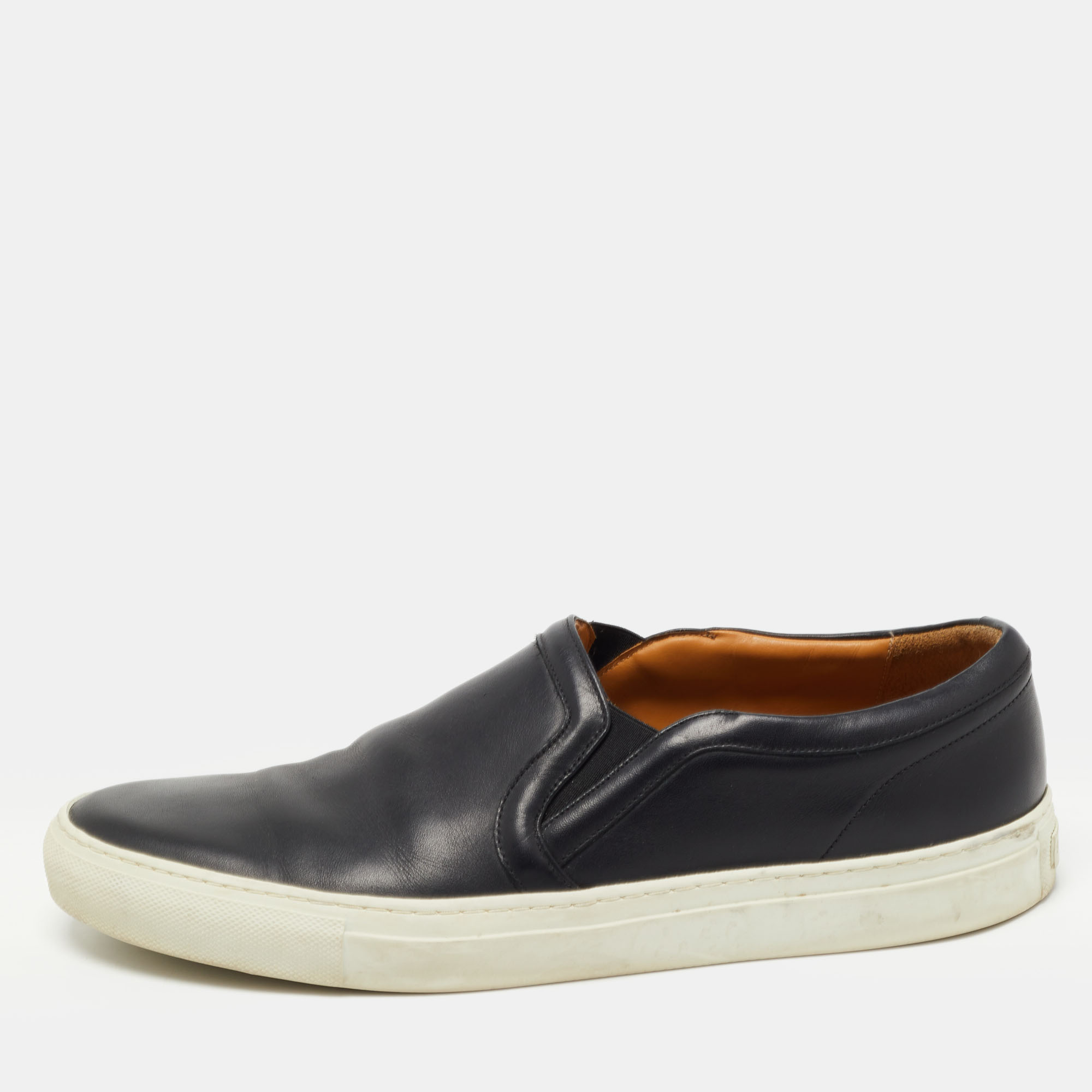 Givenchy black leather slip on sneakers size 44