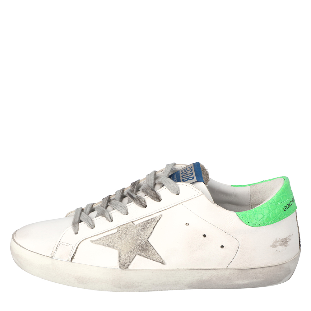 Golden Goose White/Green Superstar Classic Sneakers Size EU
Golden Goose White/Green Superstar Classic Sneakers Size EU