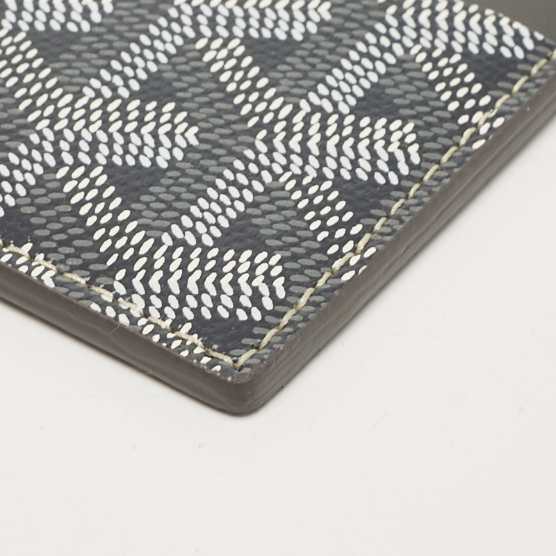 Goyard Grey Goyardine Coated Canvas And Leather Saint Sulpice Card Holder