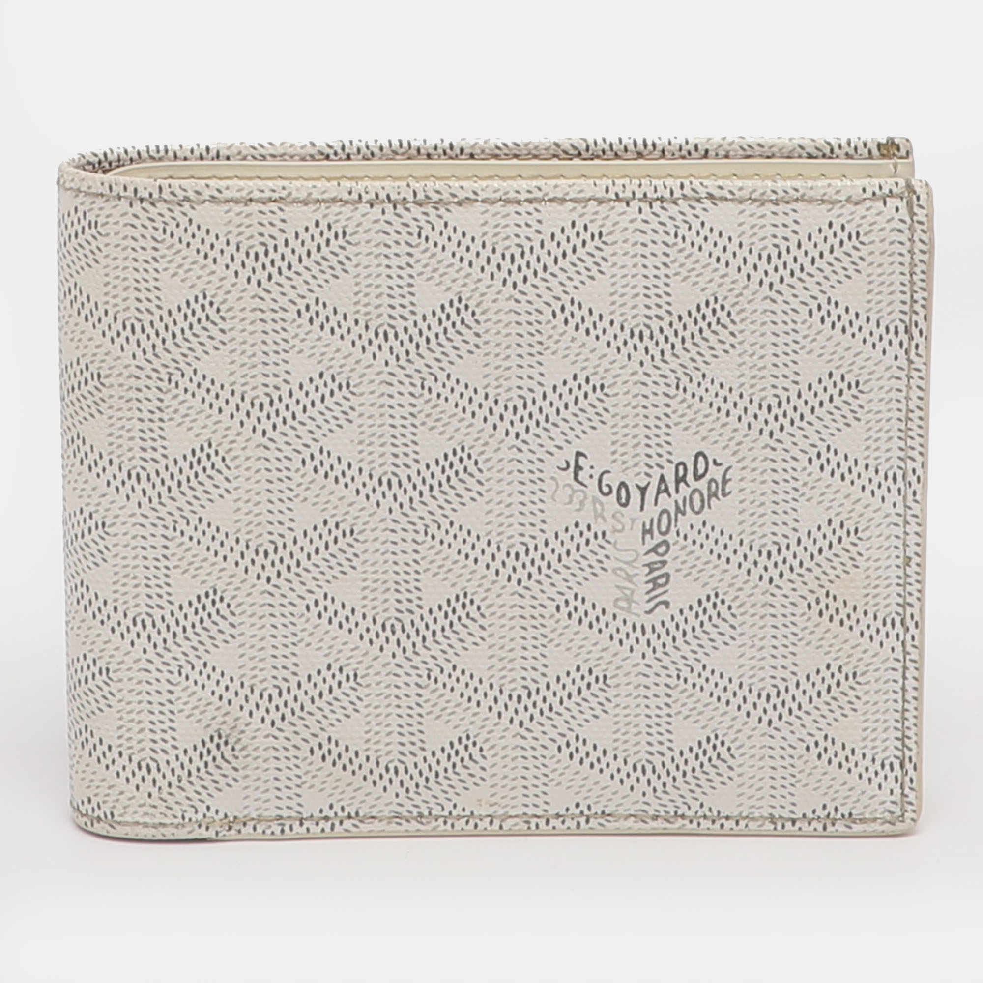 Goyard Saint Florentin White Goyardine Coated Canvas Wallet
Goyard Saint Florentin White Goyardine Coated Canvas Wallet