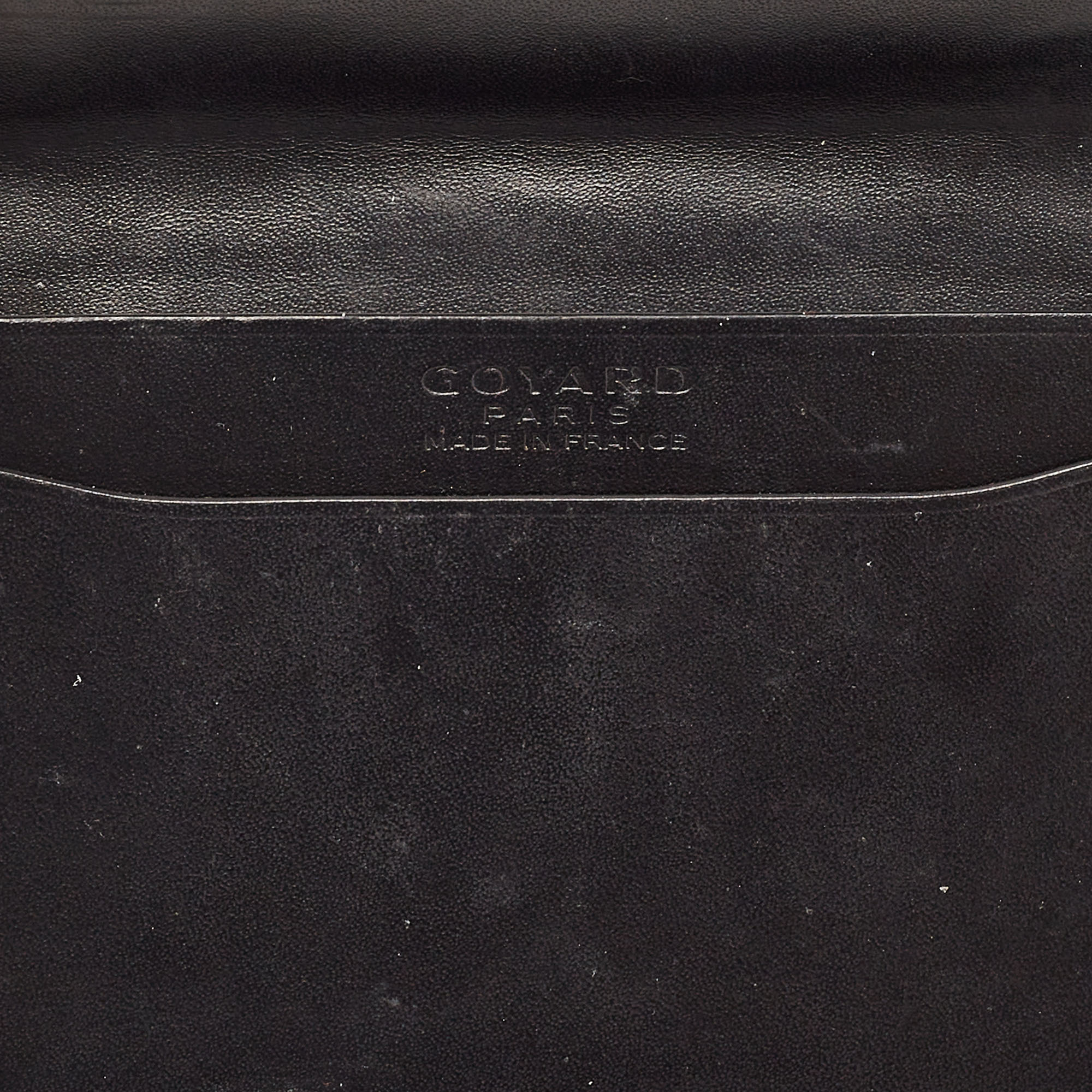 Goyard Black Goyardine Coated Canvas Business Card Holder