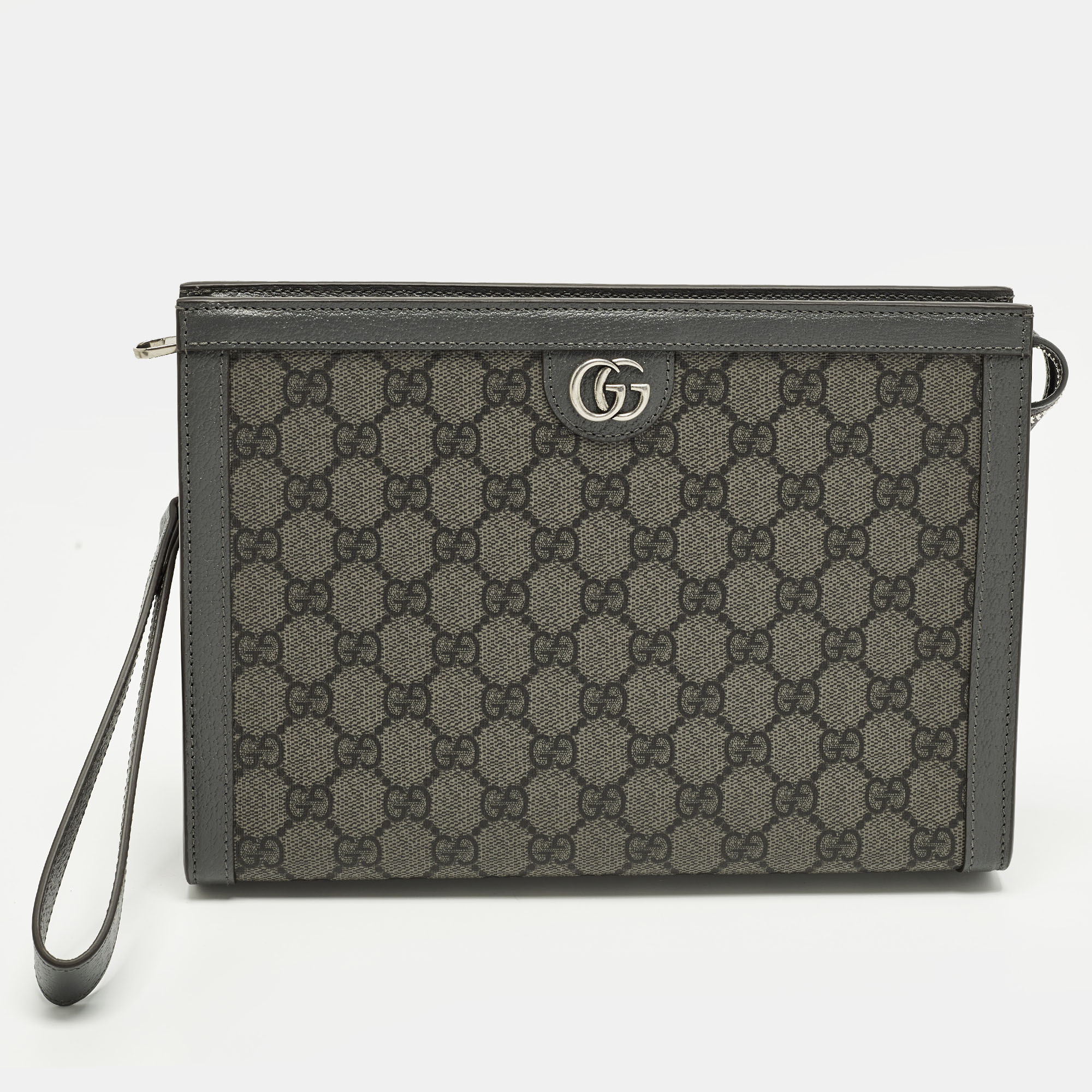 Gucci Ophidia Grey GG Supreme Canvas and Leather Pouch
Gucci Ophidia Grey GG Supreme Canvas and Leather Pouch