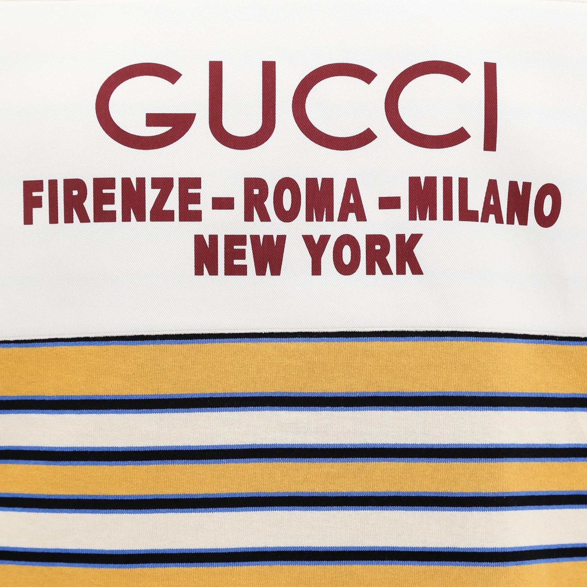 Gucci Yellow Polo Shirt L