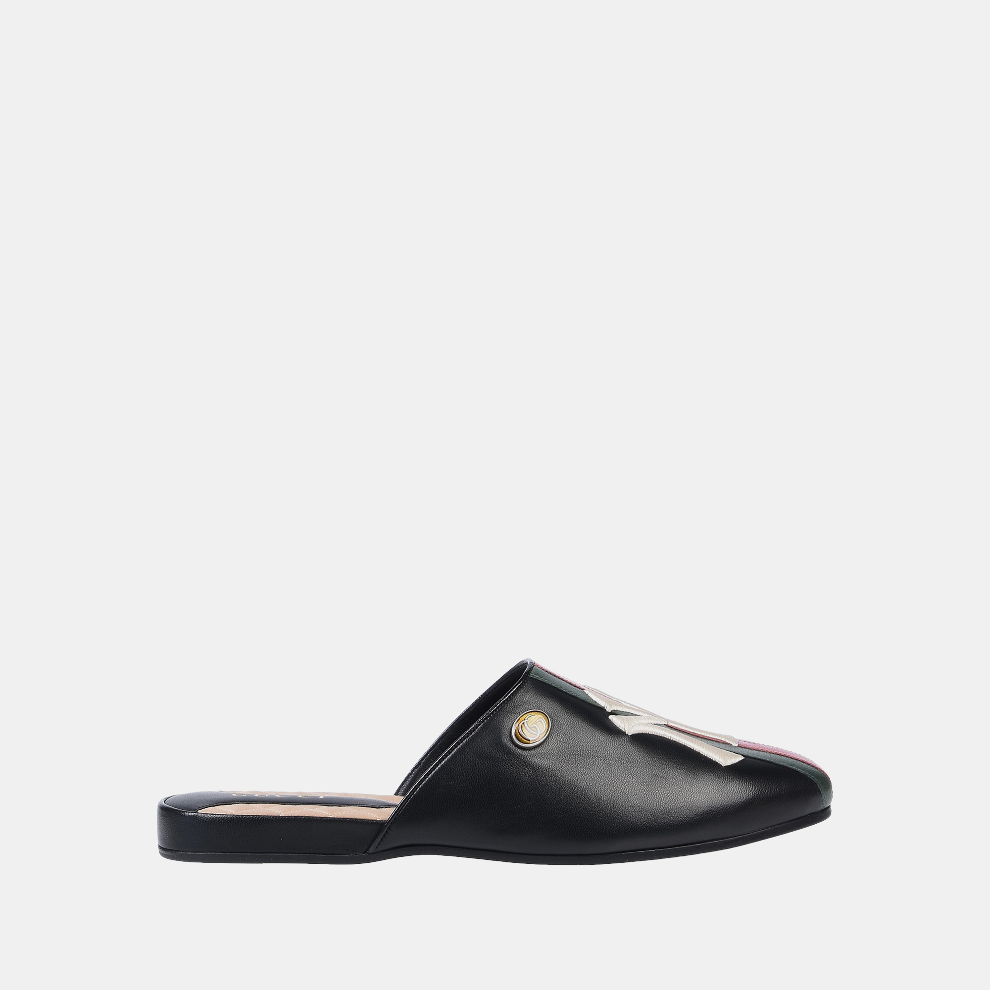 Gucci leather ny mules 43.5