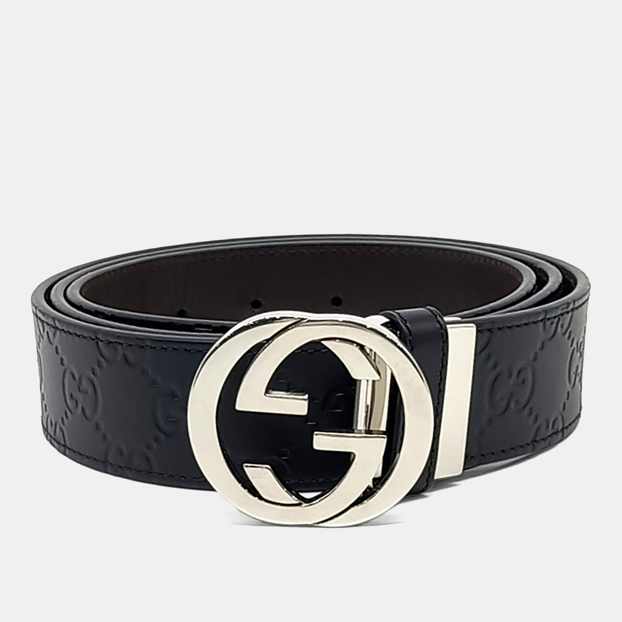 Gucci Black Brown Leather Sima Line Reversible Belt
Gucci Black Brown Leather Sima Line Reversible Belt