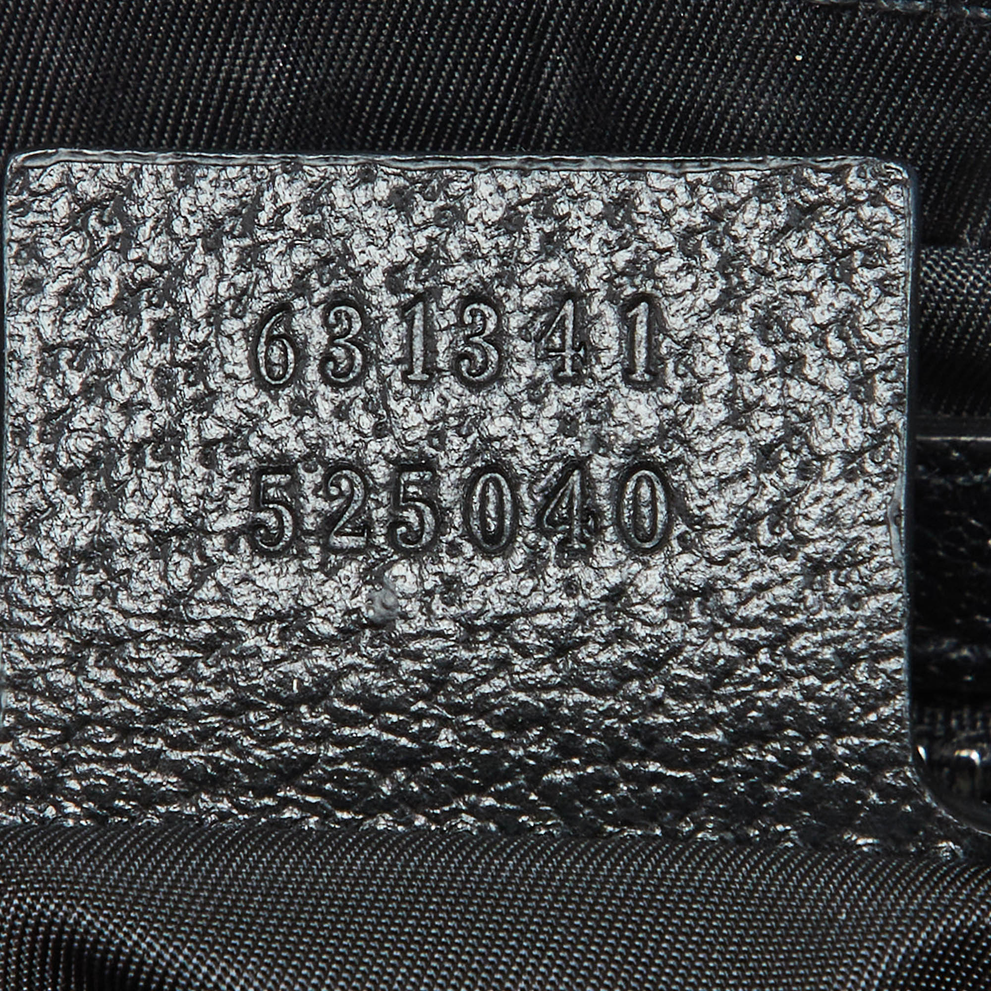 Gucci Black GG Econyl Nylon And Leather Off The Grid Belt Bag