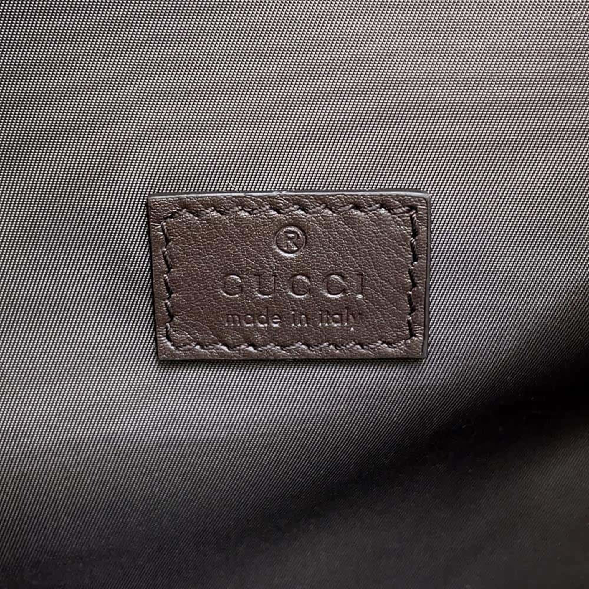 Gucci Beige Canvas GG Backpack