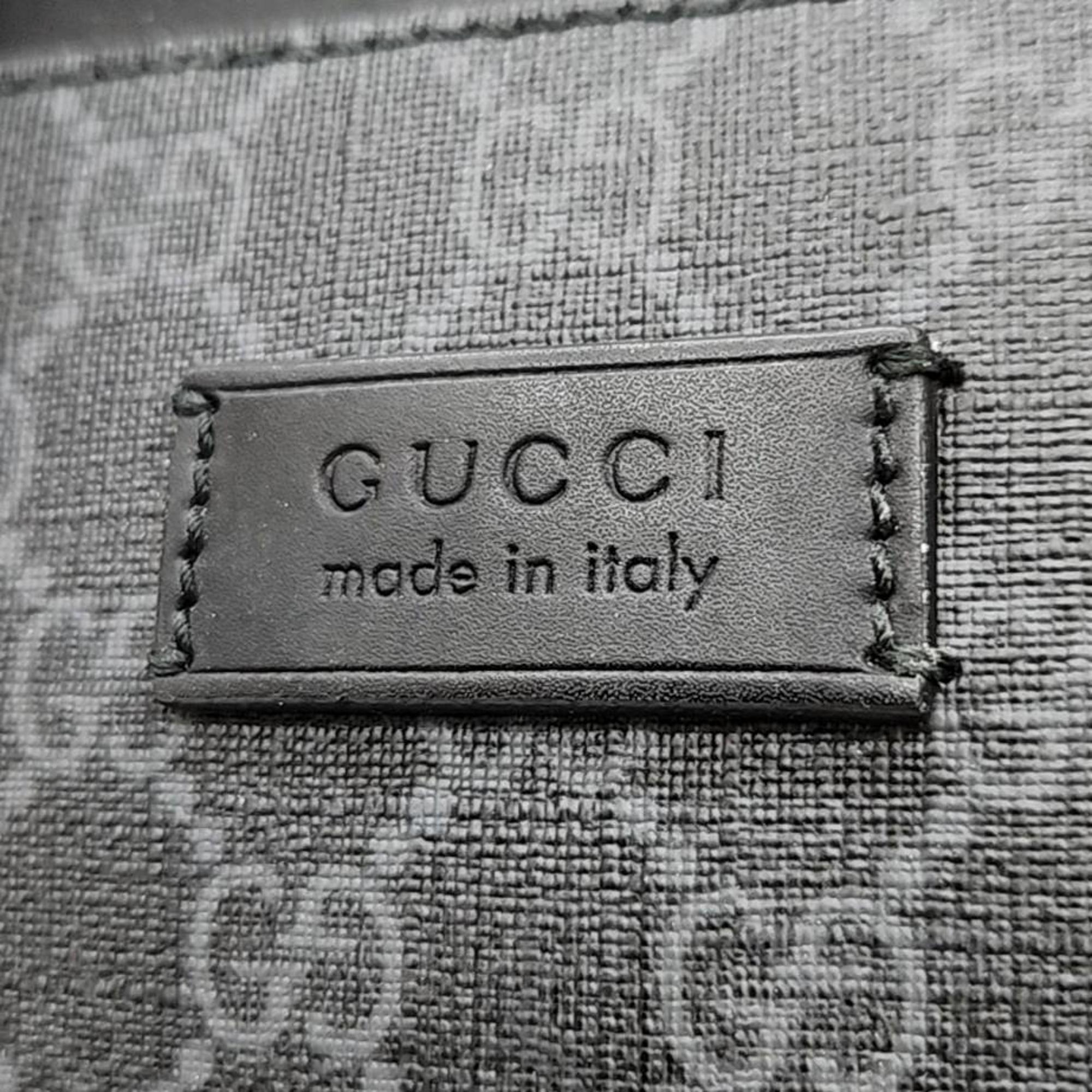 Gucci Black PVC Briefcase (474135)
