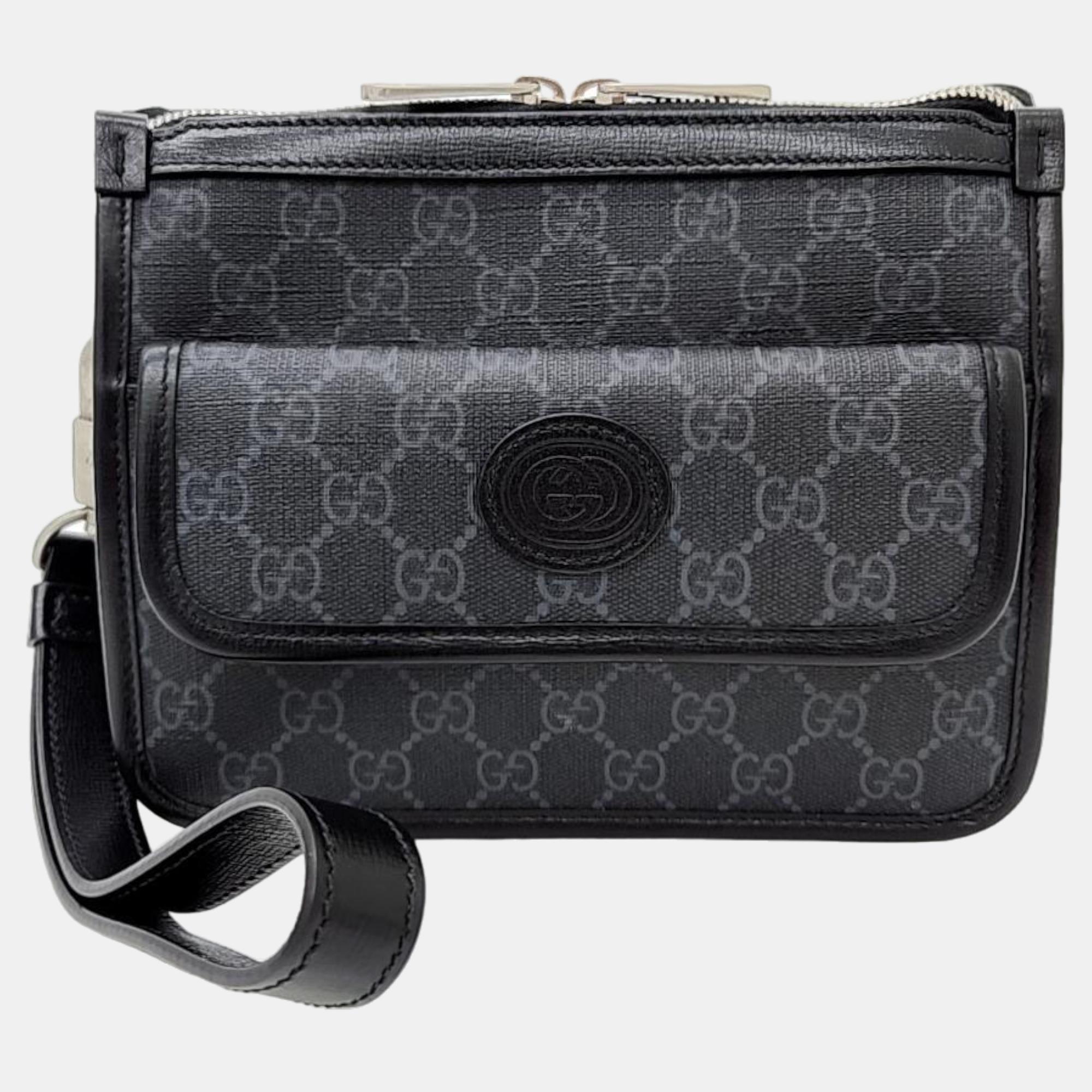 Gucci Interlocking GG Supreme Cross Bag (674164)