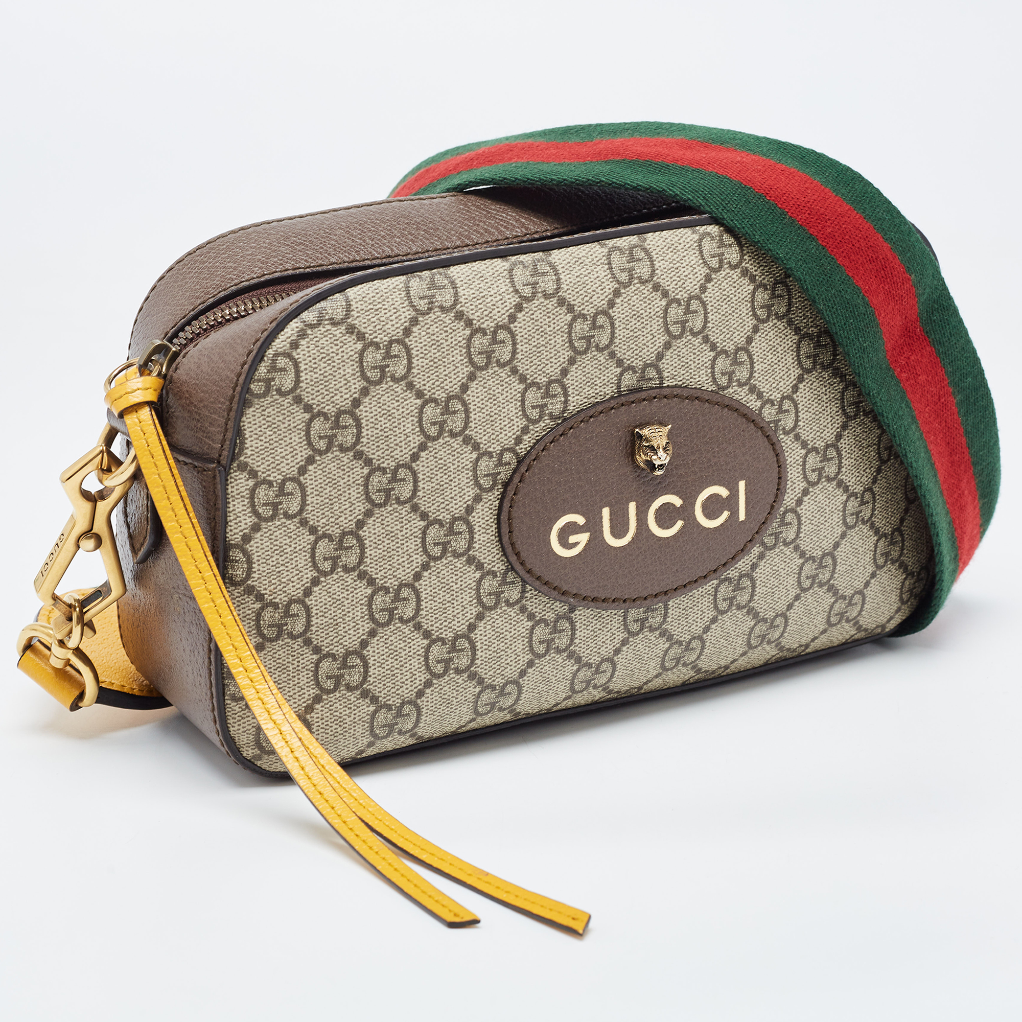 Gucci Brown/Beige GG Supreme Canvas Neo Vintage Messenger Bag