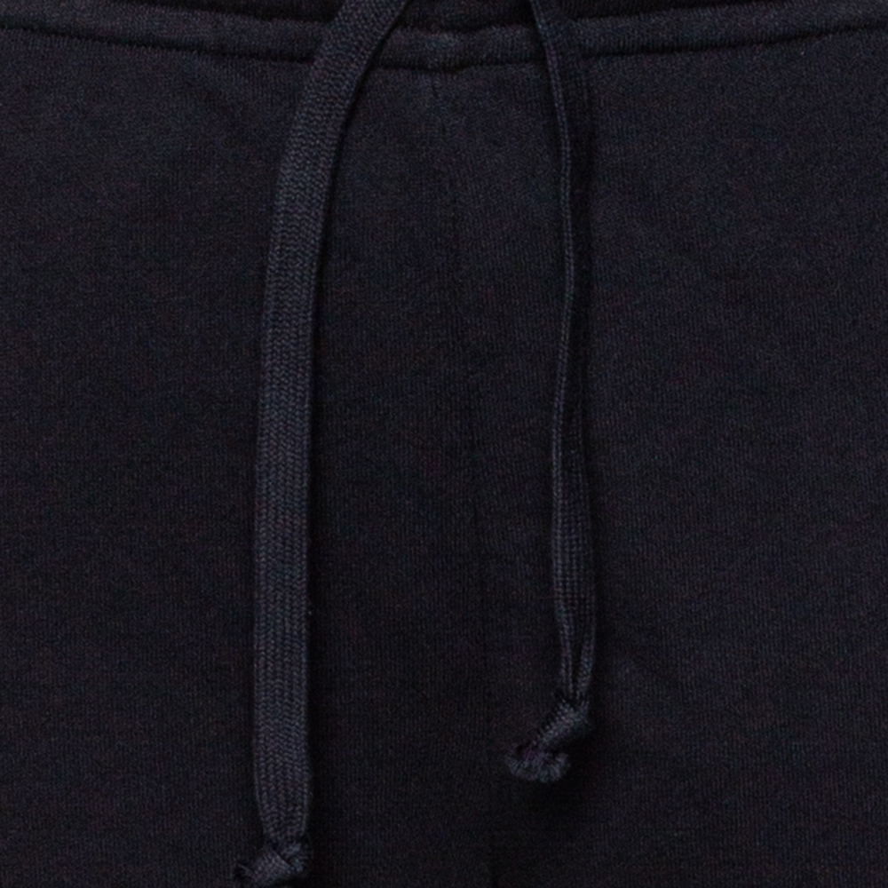 Gucci Black Knit Contrast Vertical Logo Print Track Pants M