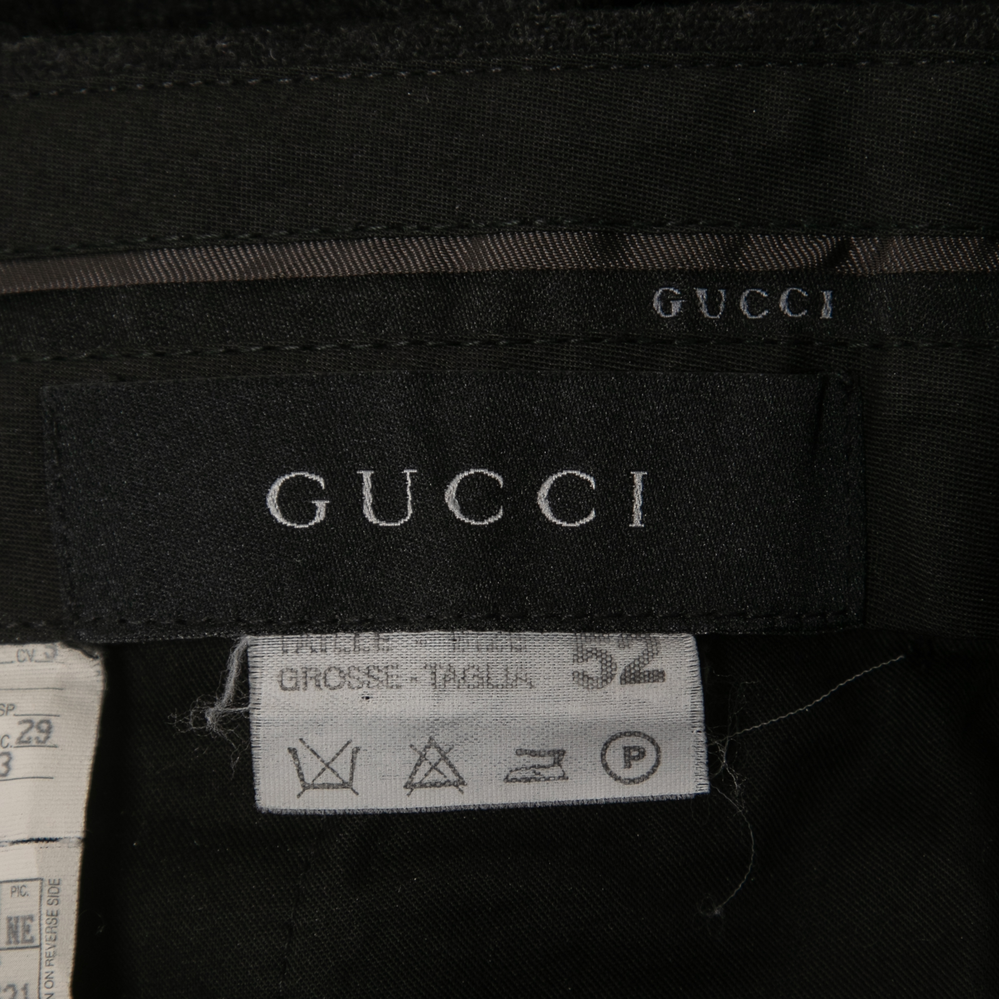 Gucci Grey Wool Trousers XL