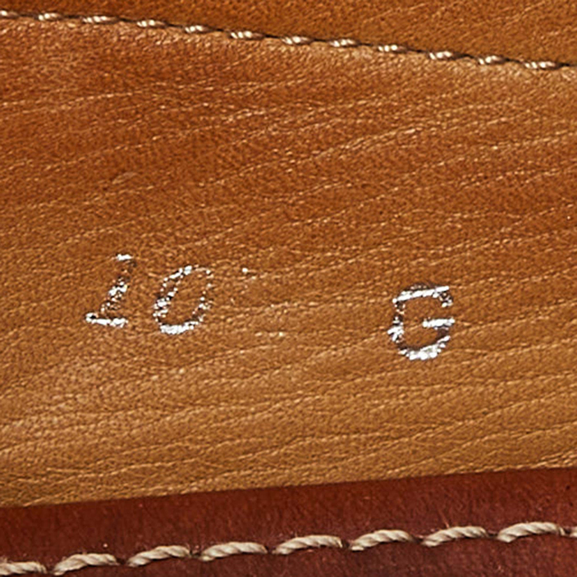 Gucci Black Leather Web Horsebit Loafers Size 44