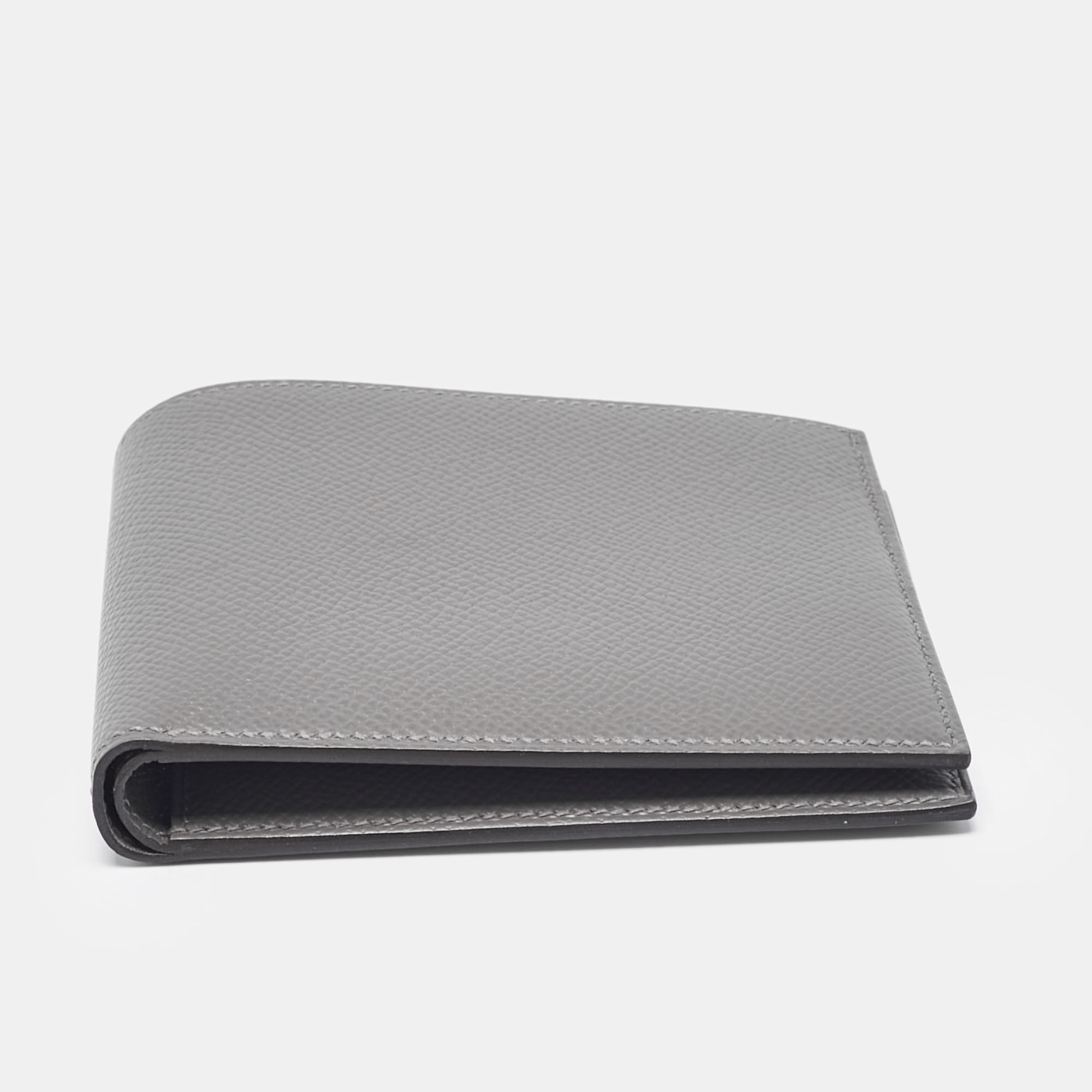 Hermes Gris Epsom Leather MC² Copernic Wallet