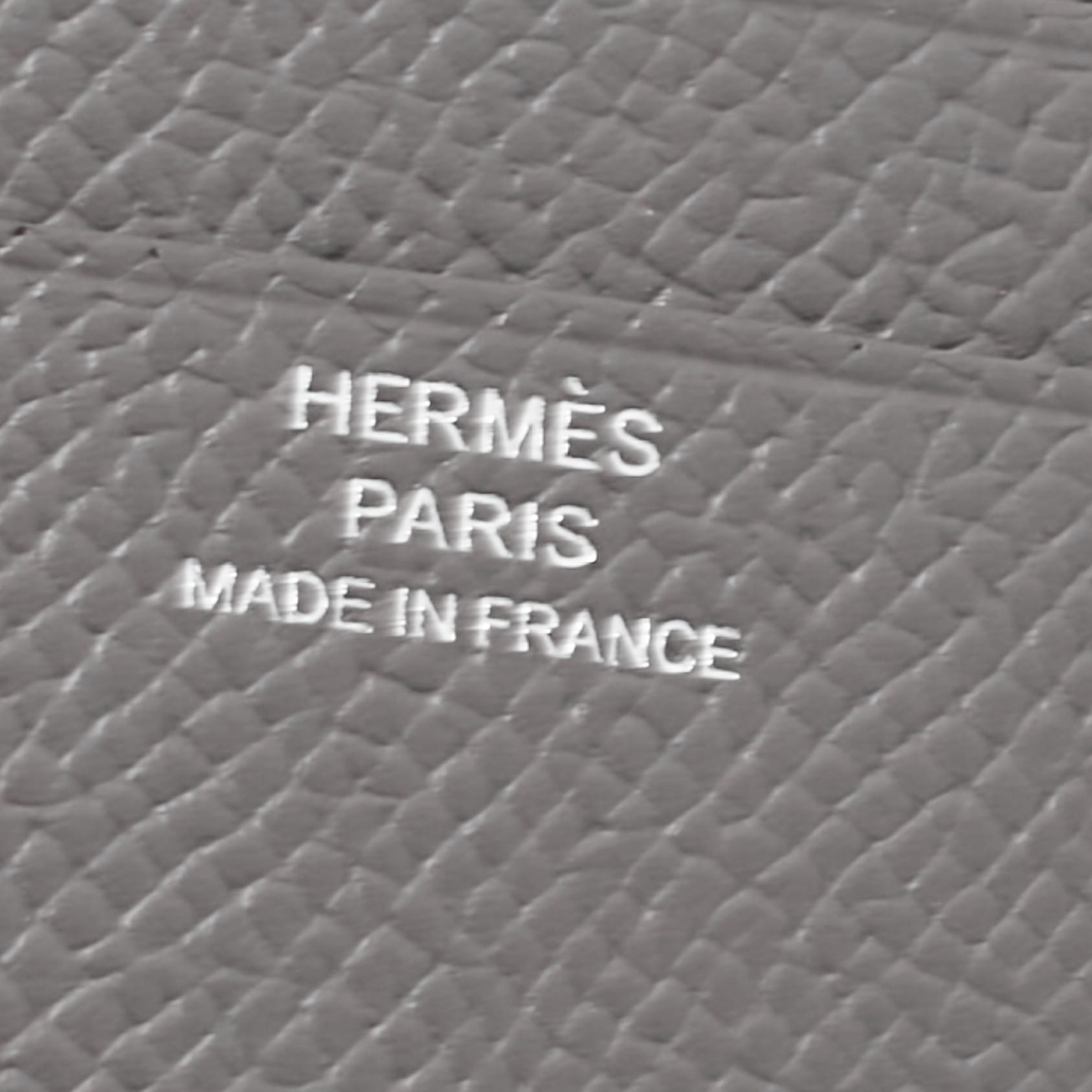 Hermes Gris Epsom Leather MC² Copernic Wallet