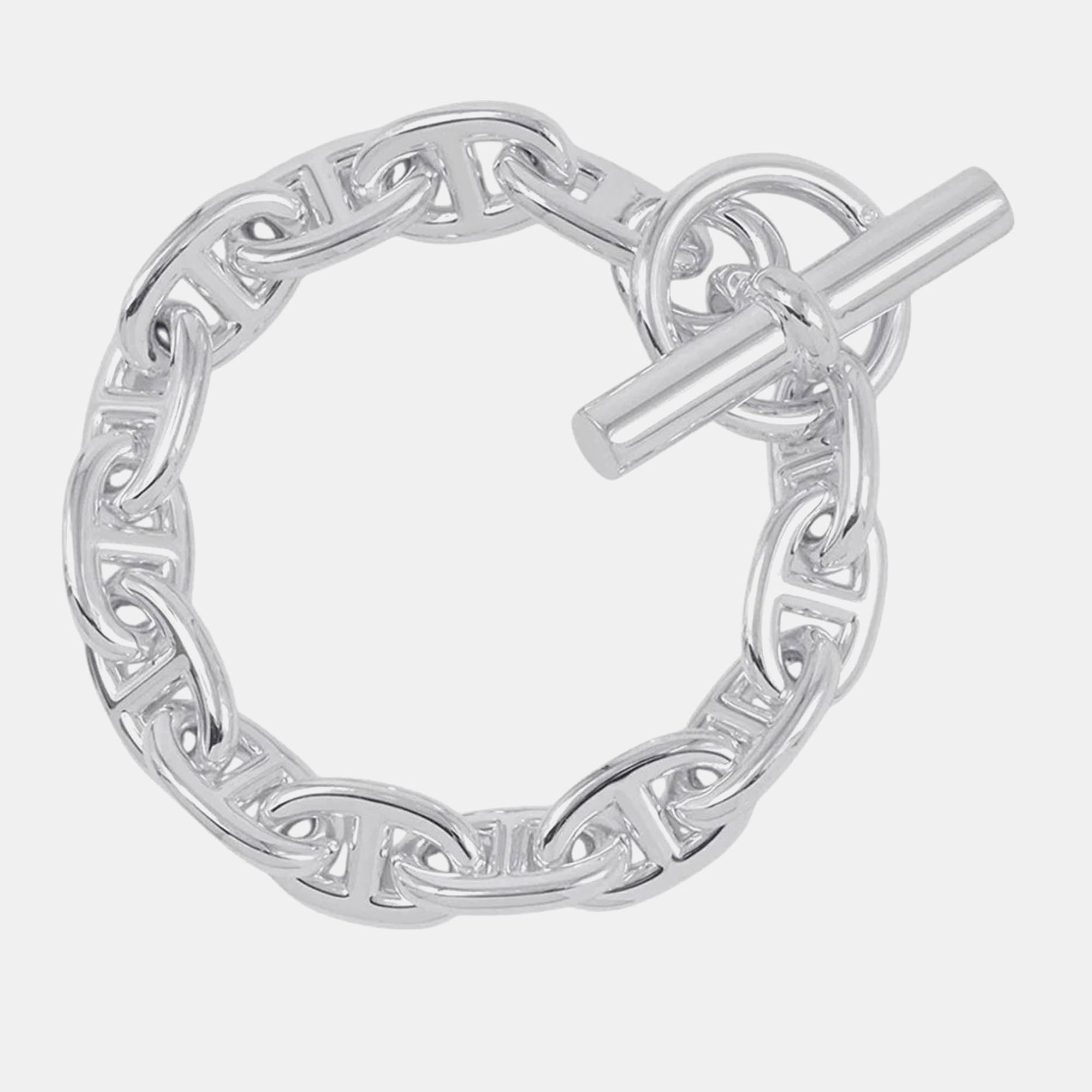 Hermes Chaine D'Ancre  Silver 925 Bracelet 
Hermes Chaine D'Ancre  Silver 925 Bracelet