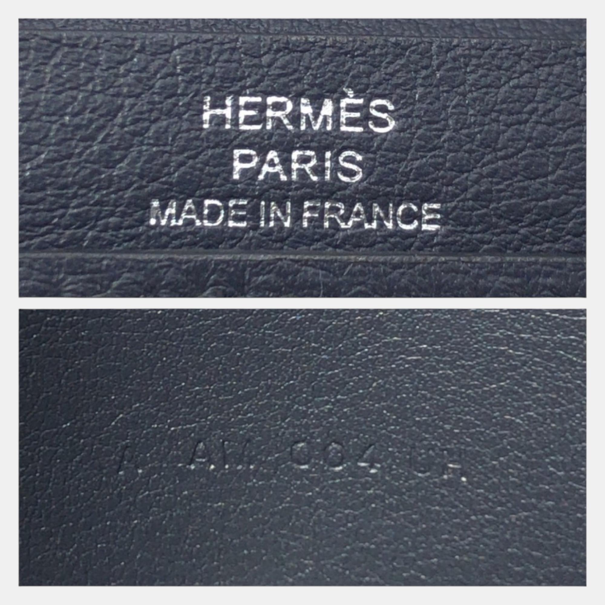 Hermes Leather Citizen Twill Bifold Wallet