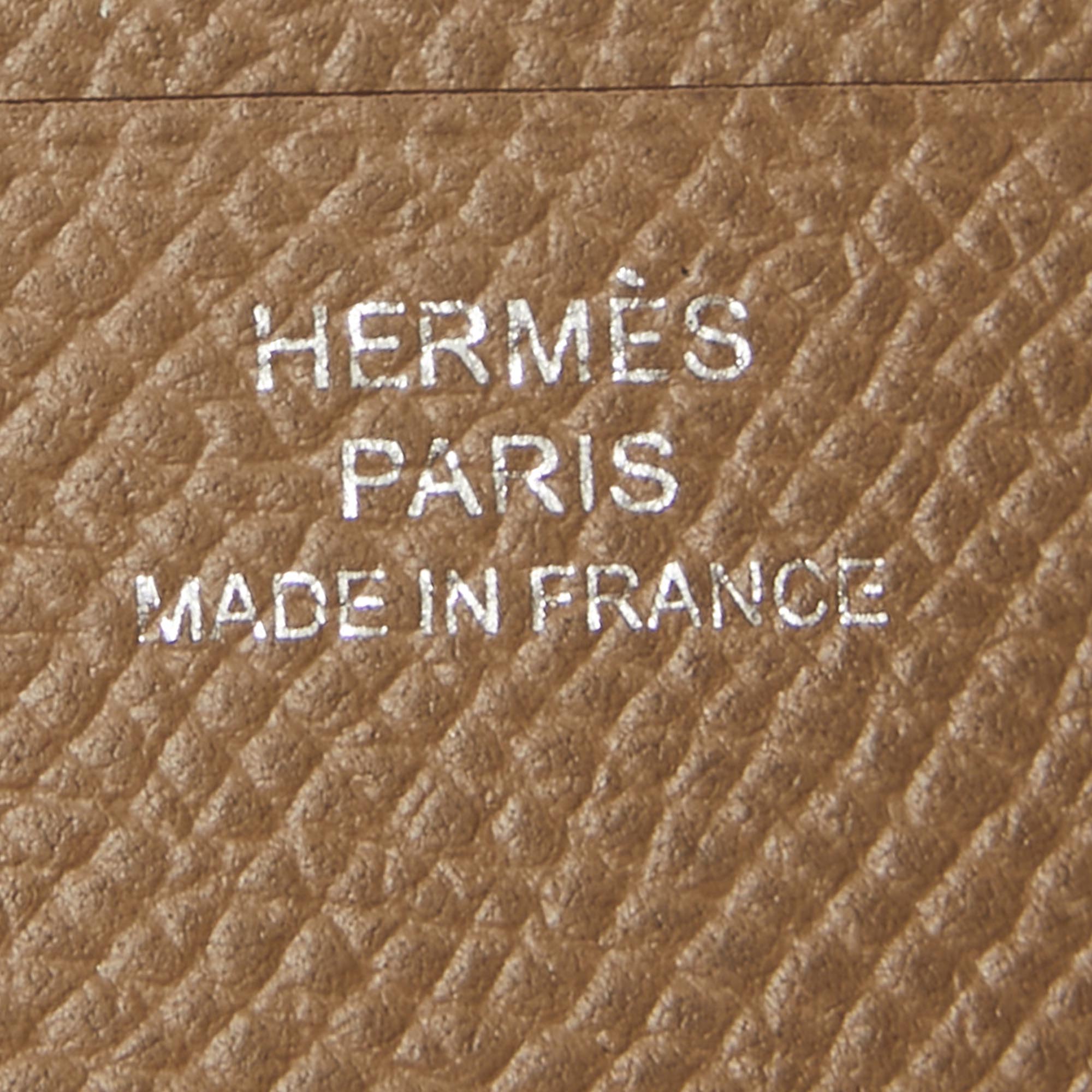 Hermès Etoupe Epsom Leather MC² Euclide Card Holder