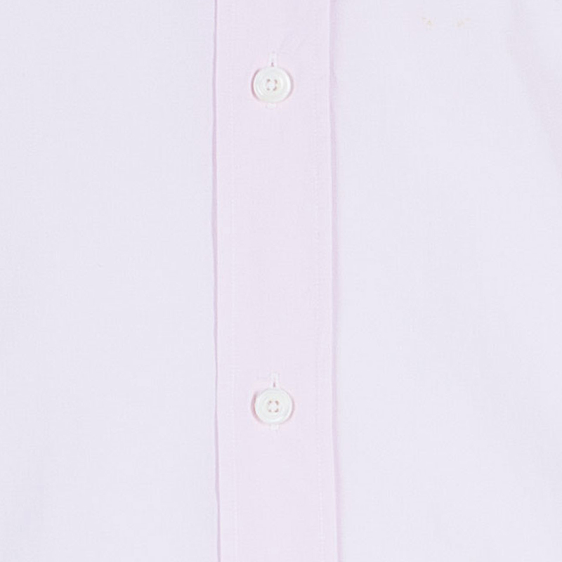 Hermes Men's Pink Straight Fit Poplin Shirt S