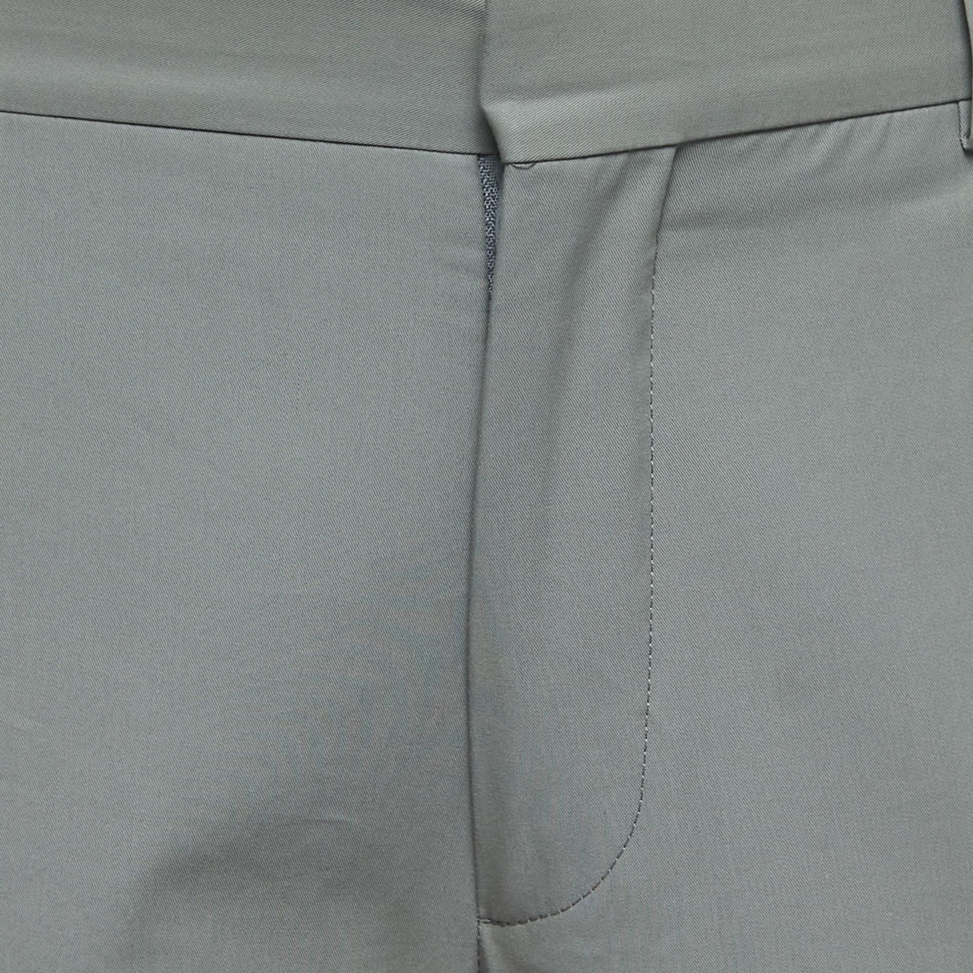 Hermes Grey Cotton Trousers L
