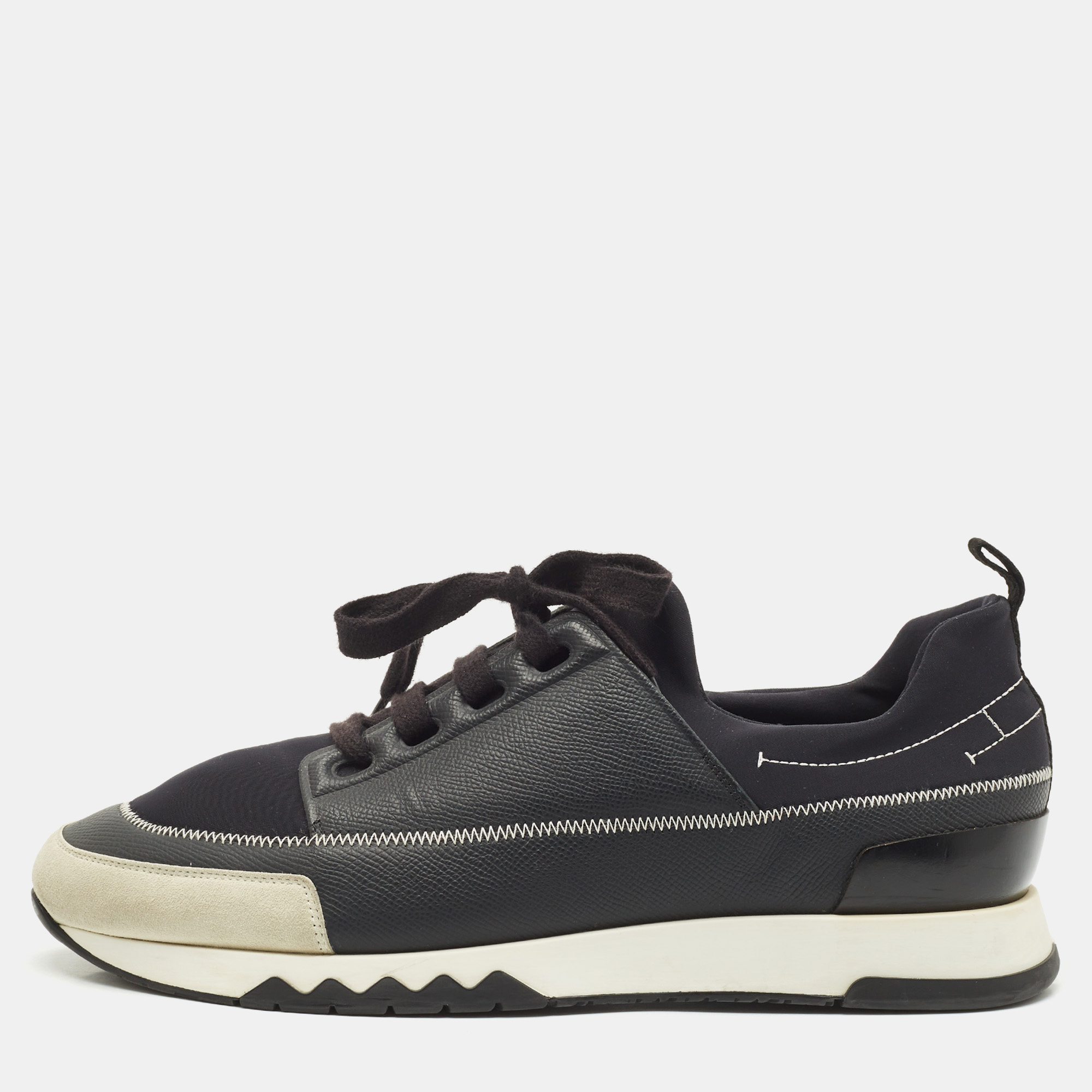 Hermes Black Neoprene and Leather Stadium Lace Up Sneakers Size
Hermes Black Neoprene and Leather Stadium Lace Up Sneakers Size