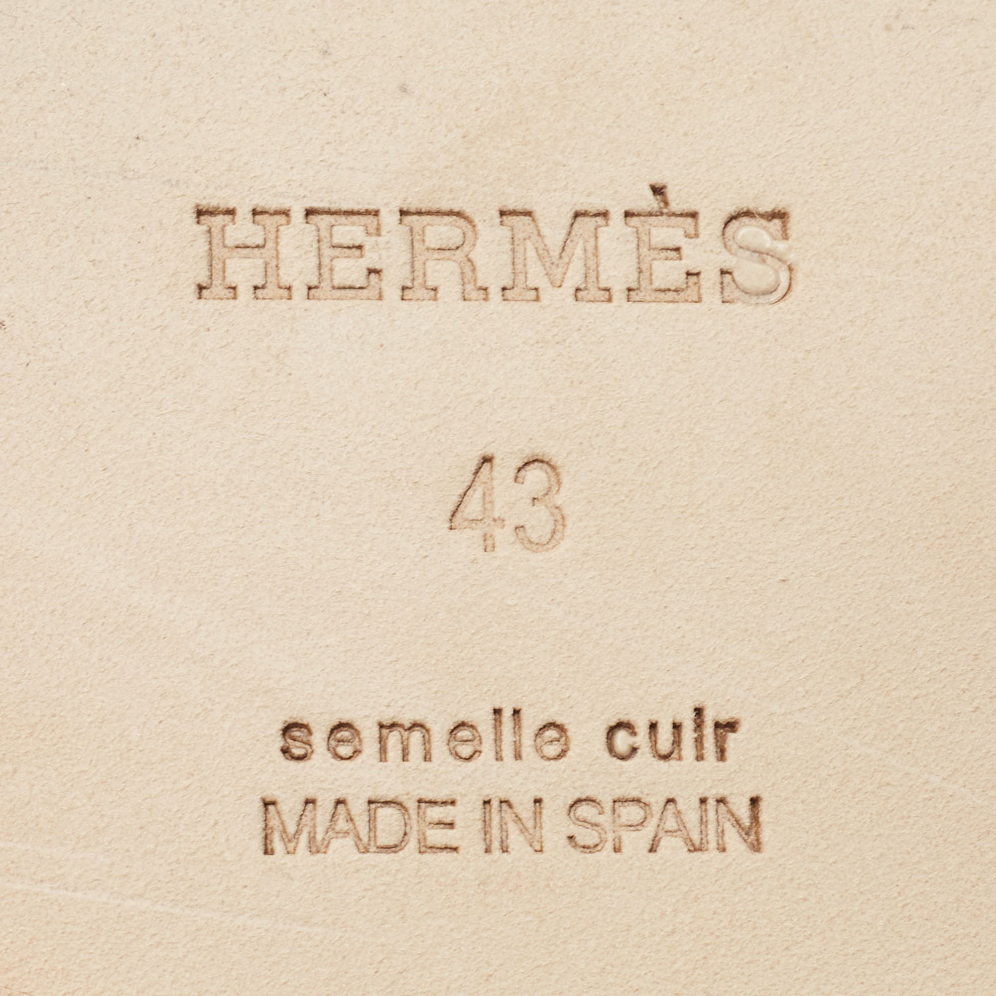 Hermes Light Blue Denim Antigua Espadrille Slides Size 43