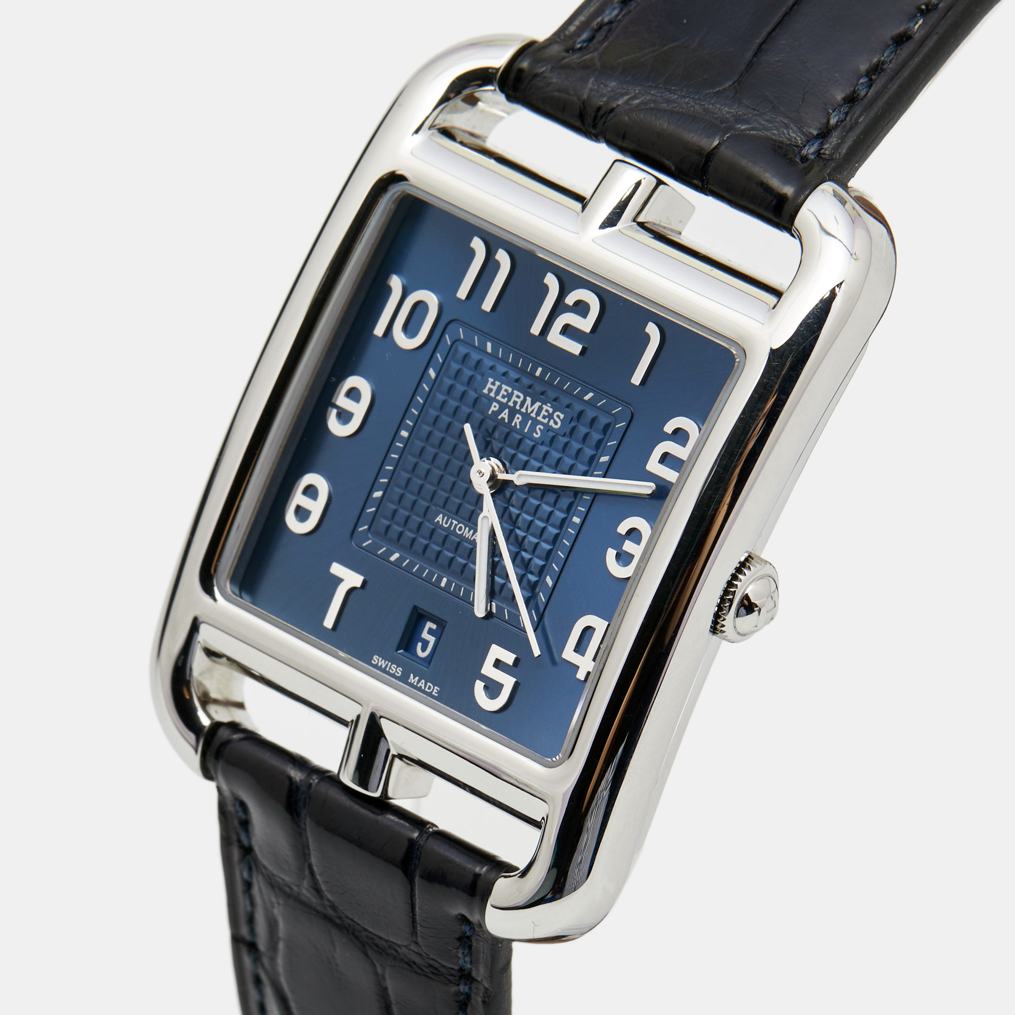 Hermes Blue Stainless Steel Leather Cape Cod W045299WW00 Unisex Wristwatch
Hermes Blue Stainless Steel Leather Cape Cod W045299WW00 Unisex Wristwatch