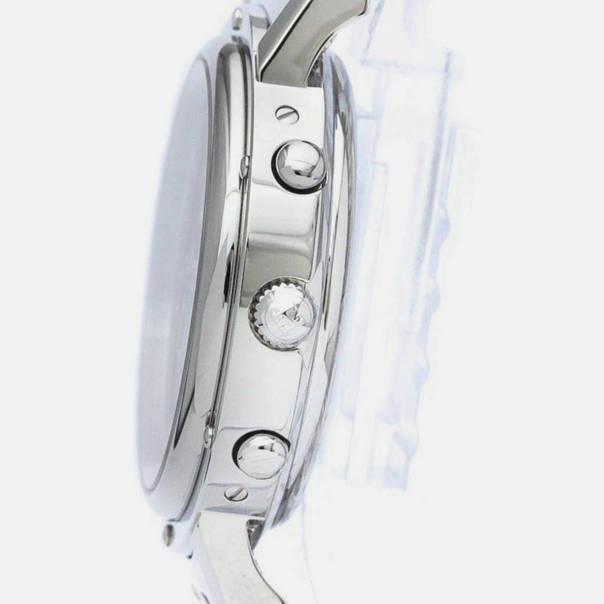 Hermes Black Stainless Steel Clipper CL1.910 Quartz Men's Wristwatch 38 Mm