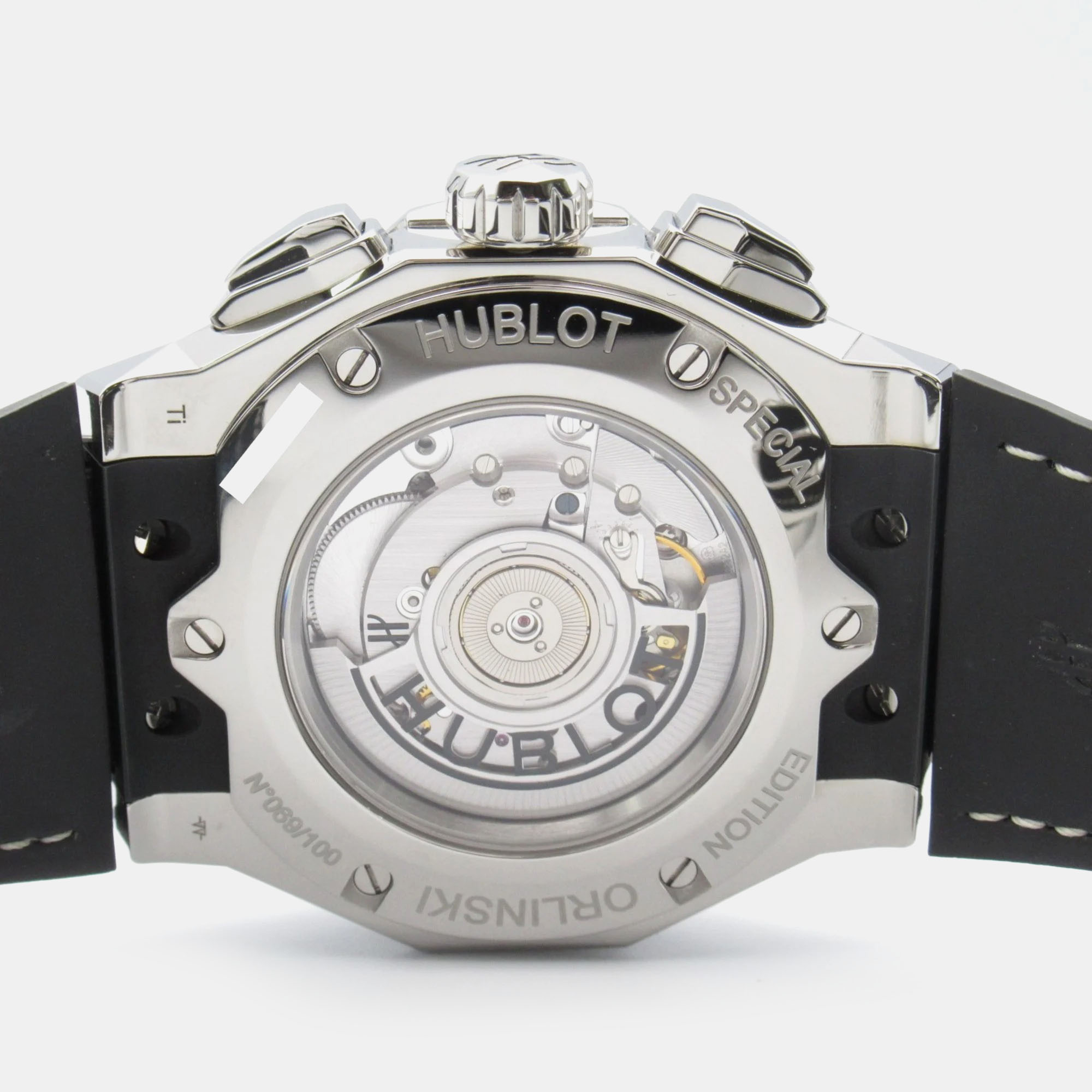 Hublot Grey Titanium Aero Fusion 525.NX.0127.LR.JORL1 Automatic Men's Wristwatch 41.5 Mm