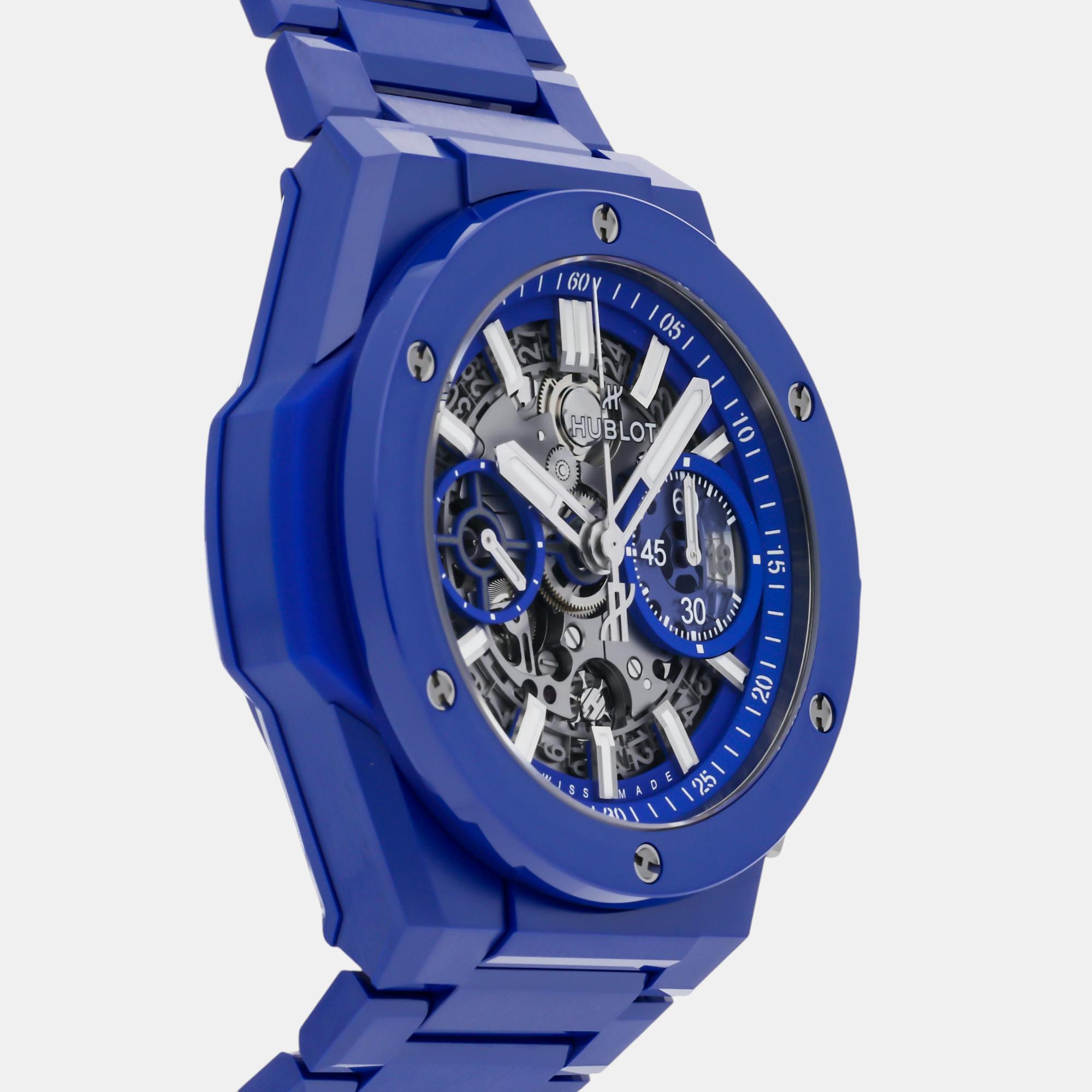 Hublot Skeleton Ceramic Big Bang 451.EX.5129.EX Automatic Men's Wristwatch 42 Mm