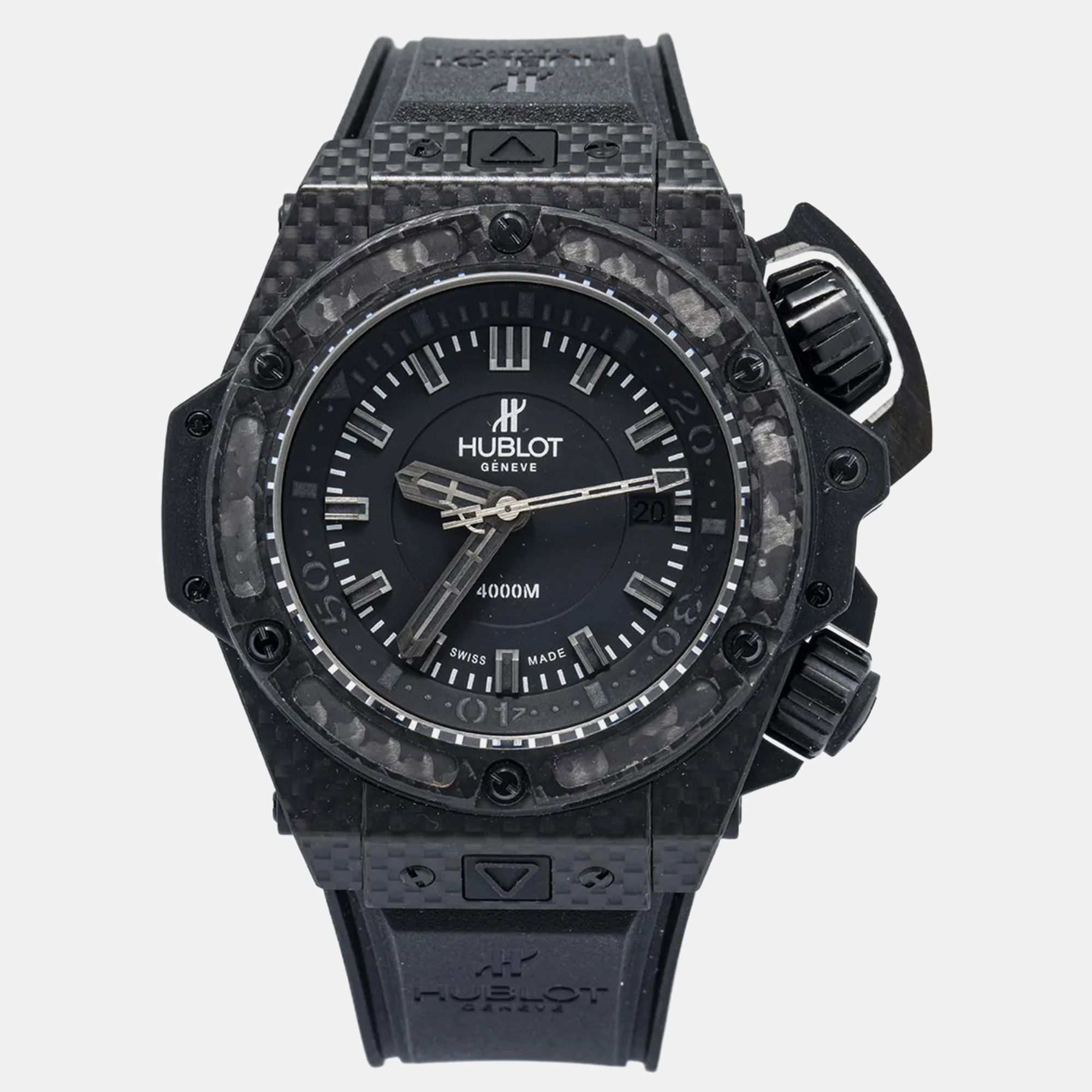Hublot King Power Oceanographic 731.QX.1140.RX Automatic Black Carbon Men's Wristwatch
Hublot King Power Oceanographic 731.QX.1140.RX Automatic Black Carbon Men's Wristwatch