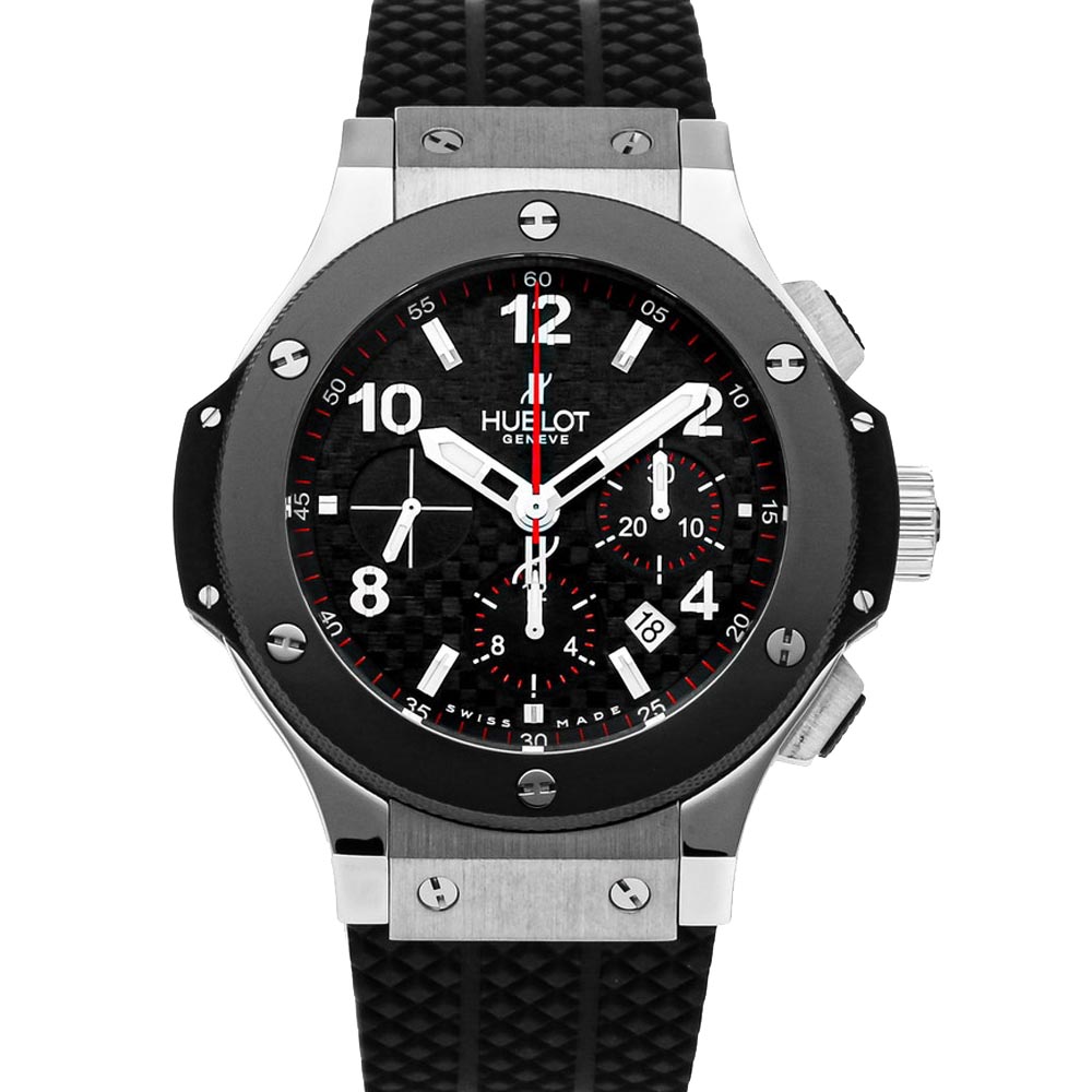 Hublot Black Stainless Steel Big Bang 301.SB.131.RX Men's Wristwatch 44 MM