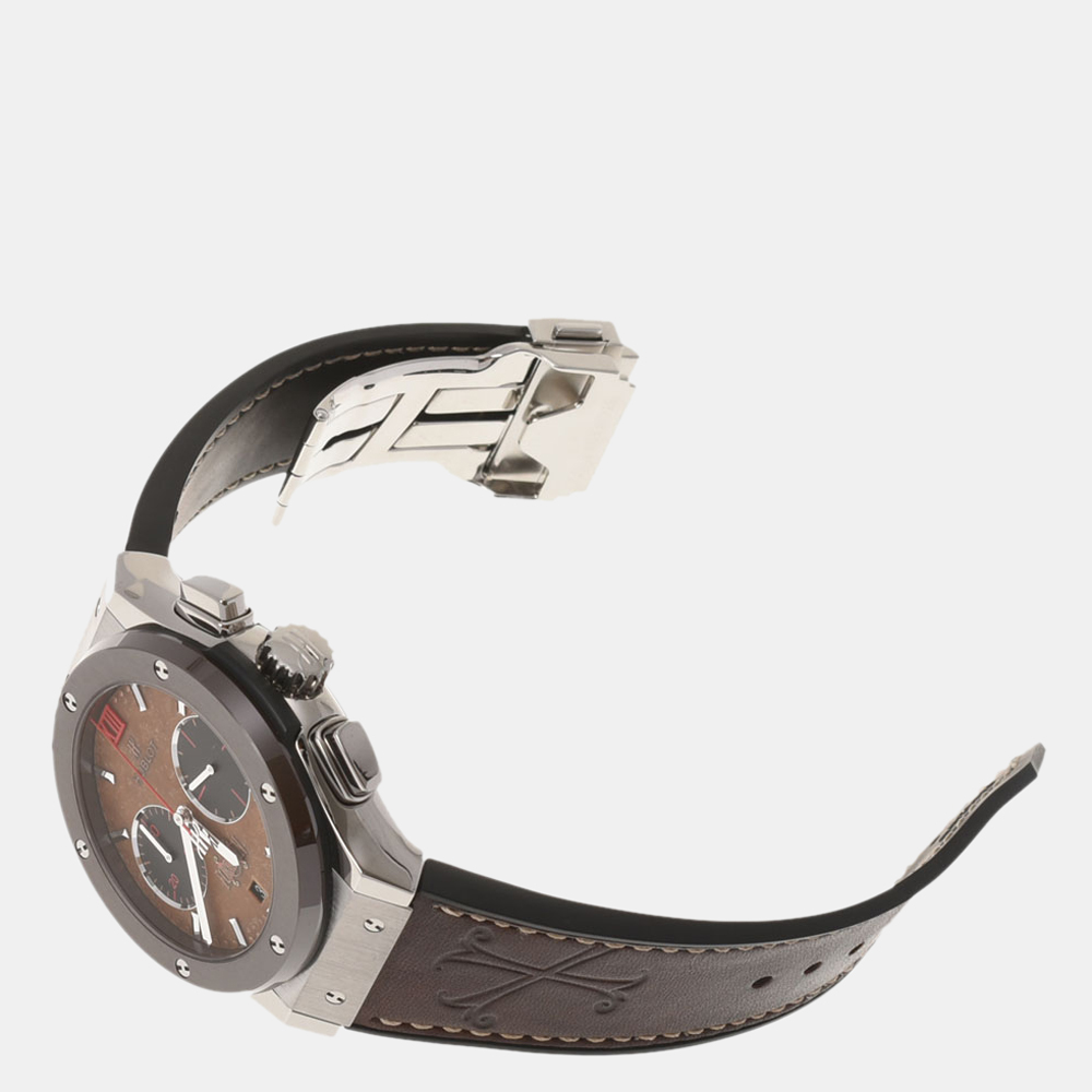 Hublot Brown Titanium And Ceramic Classic Fusion Forbidden 521.NC.0589.VR.OPX14 Men's Wristwatch 45 Mm