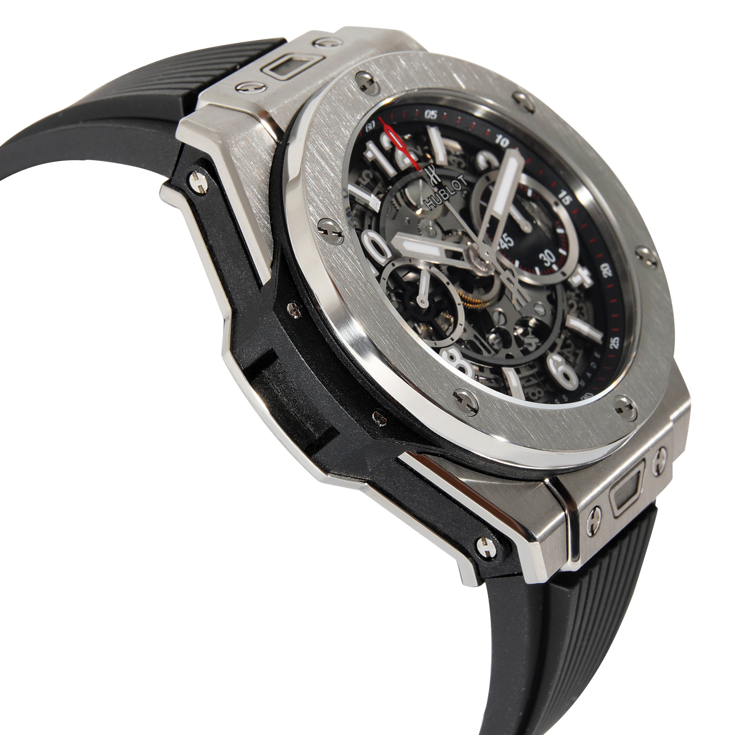 Hublot Black Titanium Big Bang 441.NX.1170.RX Men's Wristwatch 42 Mm