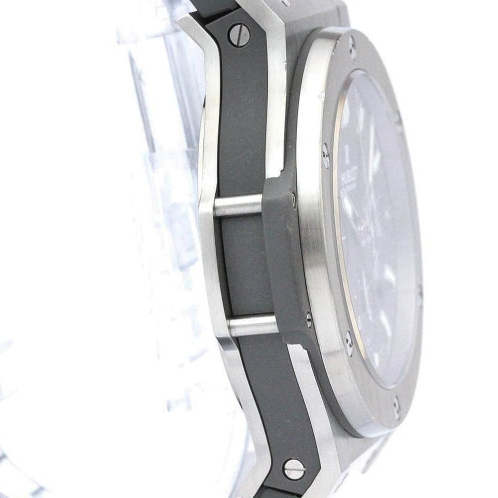 Hublot Grey Stainless Steel Big Bang 301.ST.5020.GR Men's Wristwatch 44 Mm