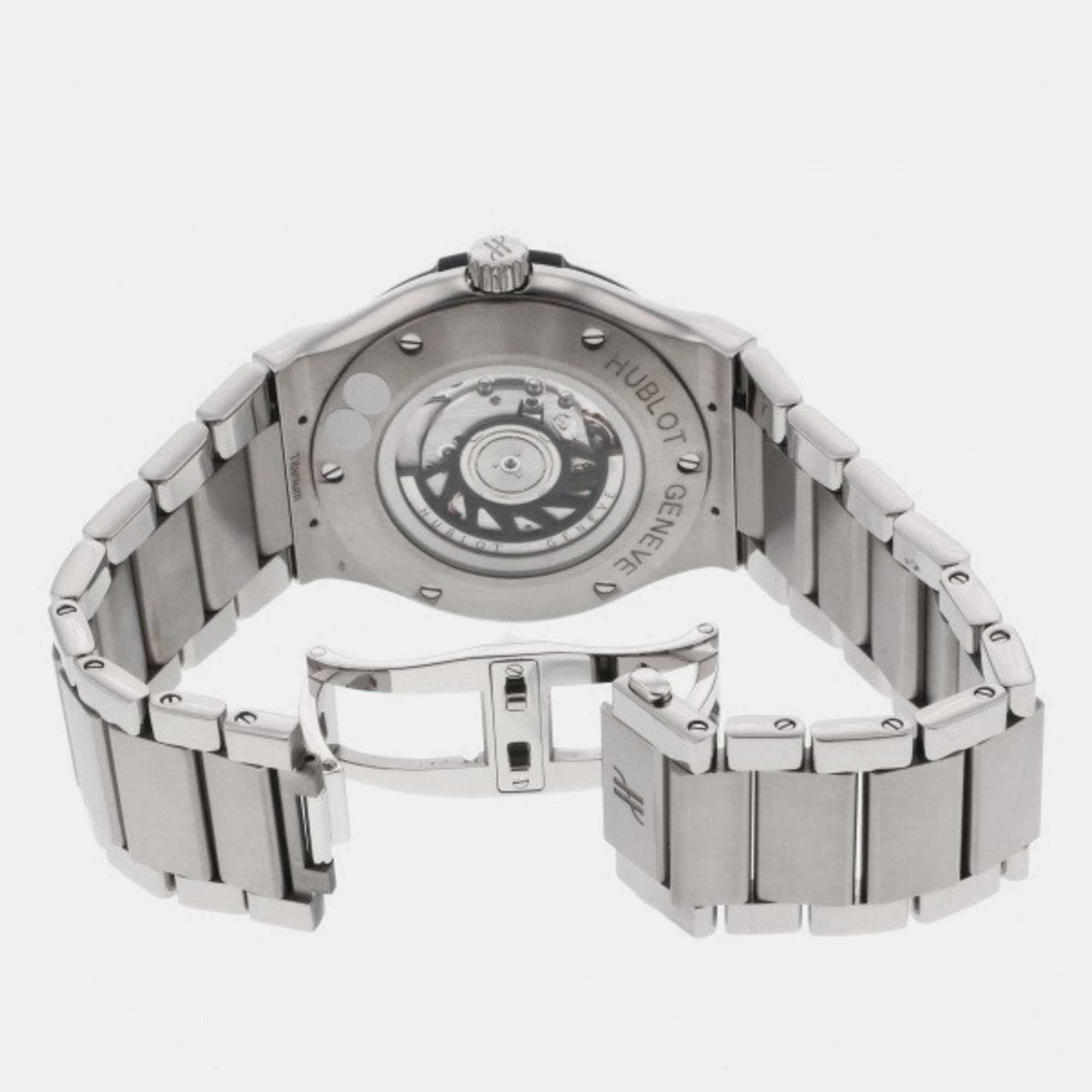 Hublot Black Titanium Classic Fusion 511.NX.1170.NX Automatic Men's Wristwatch 45 Mm