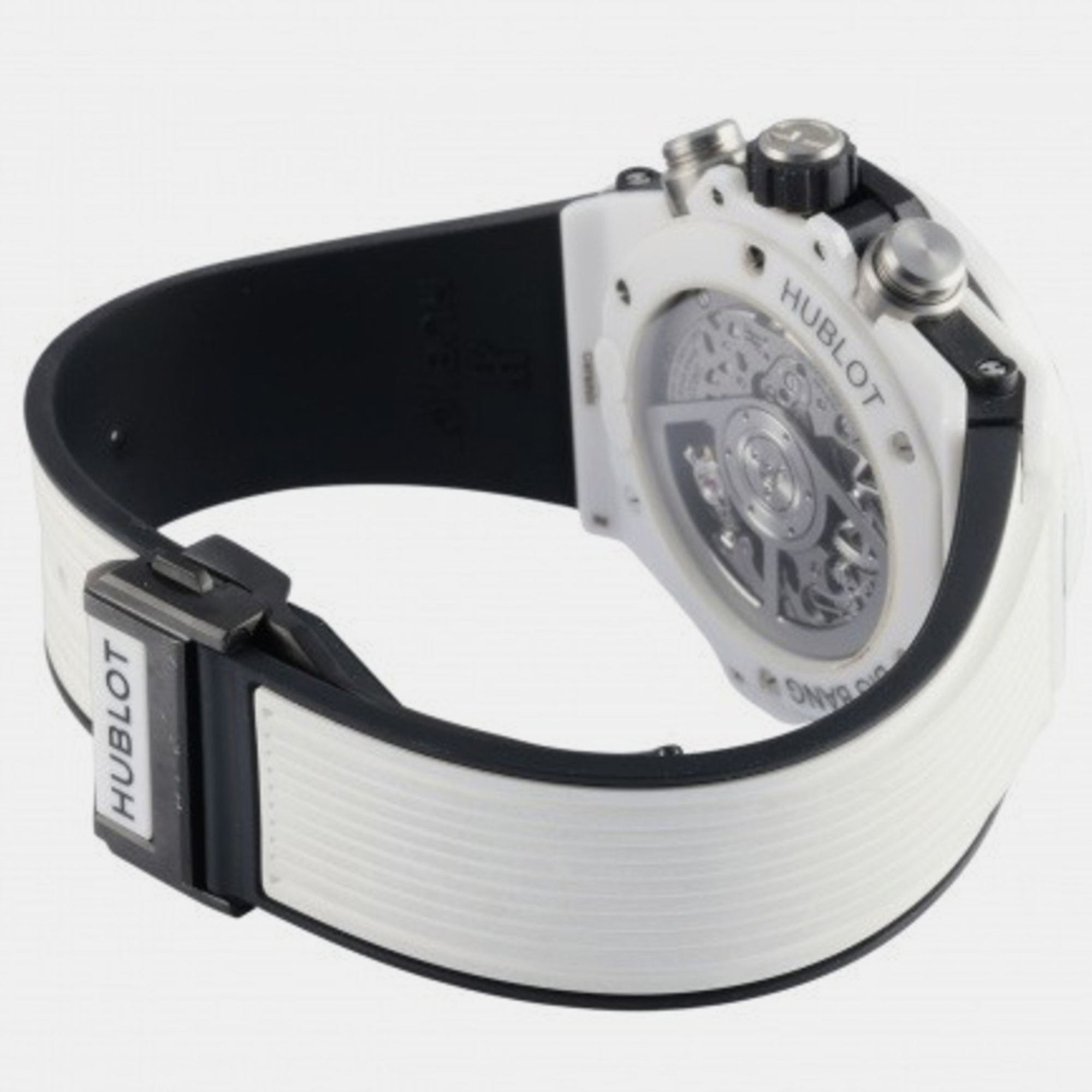 Hublot Grey Ceramic Big Bang 441.HX.1170.RX Automatic Men's Wristwatch 42 Mm