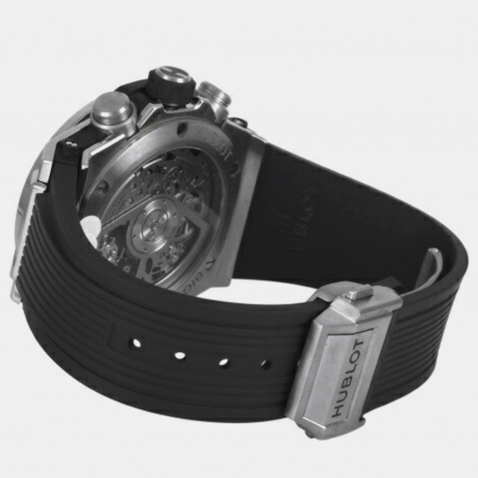 Hublot Grey Diamond Titanium Big Bang 441.NX.1170.RX.1104 Automatic Men's Wristwatch 42 Mm